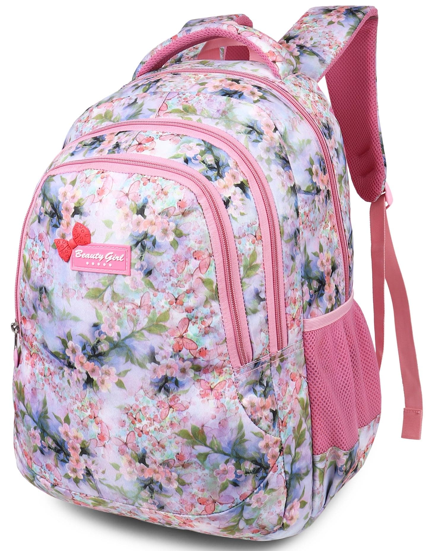 BEAUTY GIRLS By Hotshot1566|School Bag|Tuition Bag|College Standard Backpack |Forgirls&Women|17Inch|32L Waterproof, Multicolor