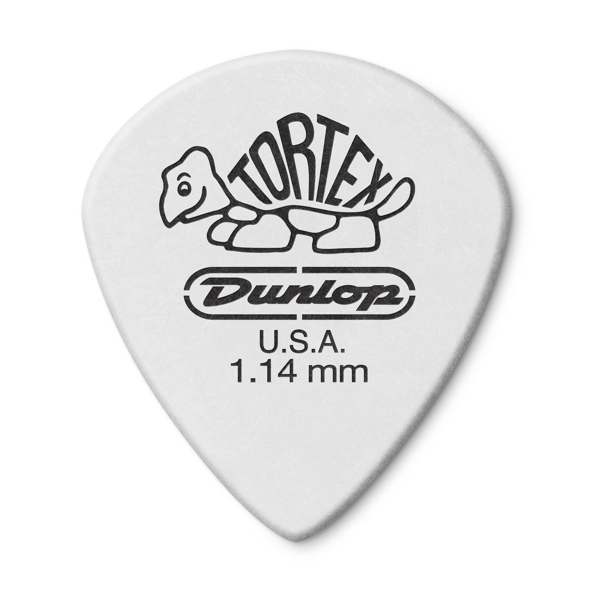 Jim Dunlop Tortex White Jazz III 1.14mm Guitar Picks - 12 Pack