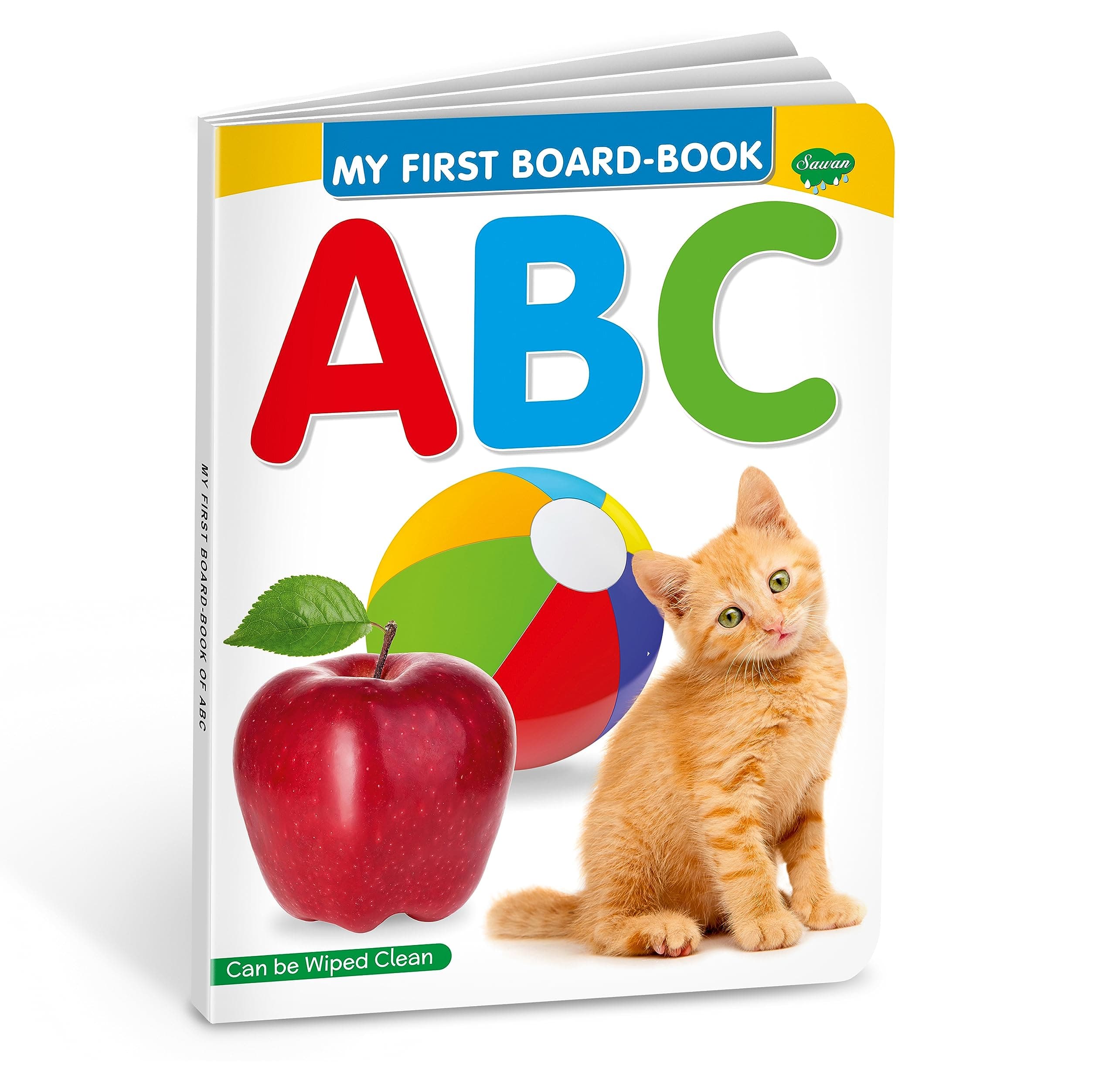 My First Board Books ABC | Big Size Board Book For Kids By Sawan