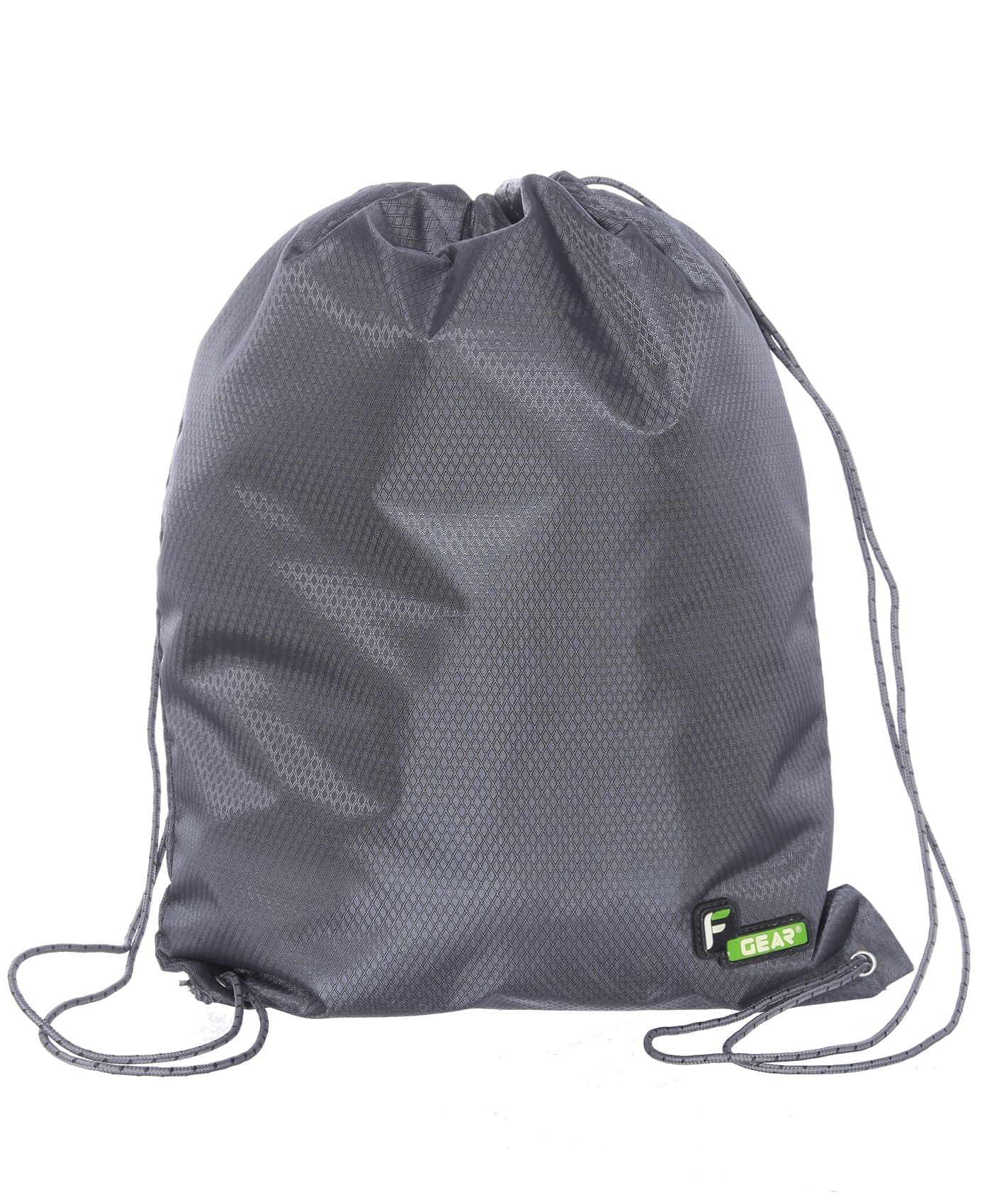 F Gear String V2 Grey 11L Small Drawstring Bag for Unisex, Multi-Utility Bag for Sports/Gym/Yoga/College/Casual Backpack, Lightweight Water-Resistant, Gifts for Men, Women, Boys, Girls,Travel Bag.
