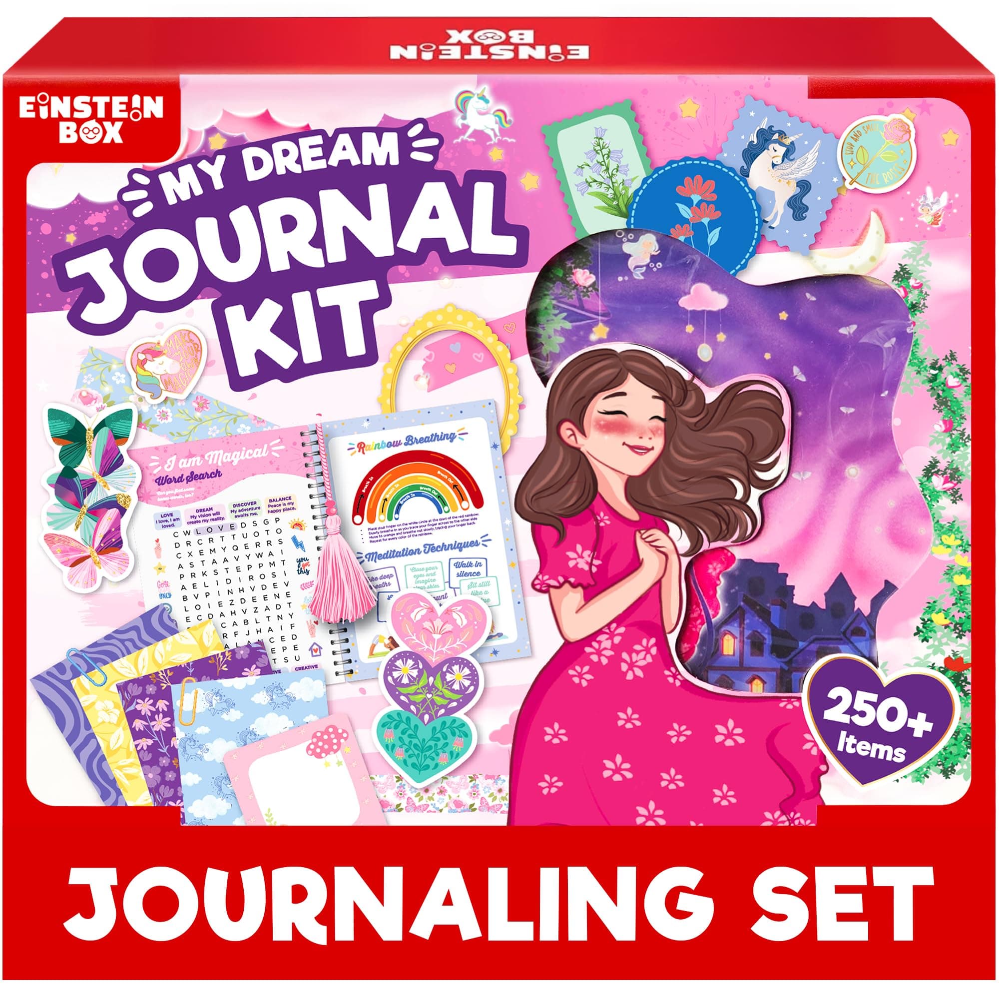 EINSTEIN BOX Journaling Kit | Gift for Girls Aged 7 to 14 Years