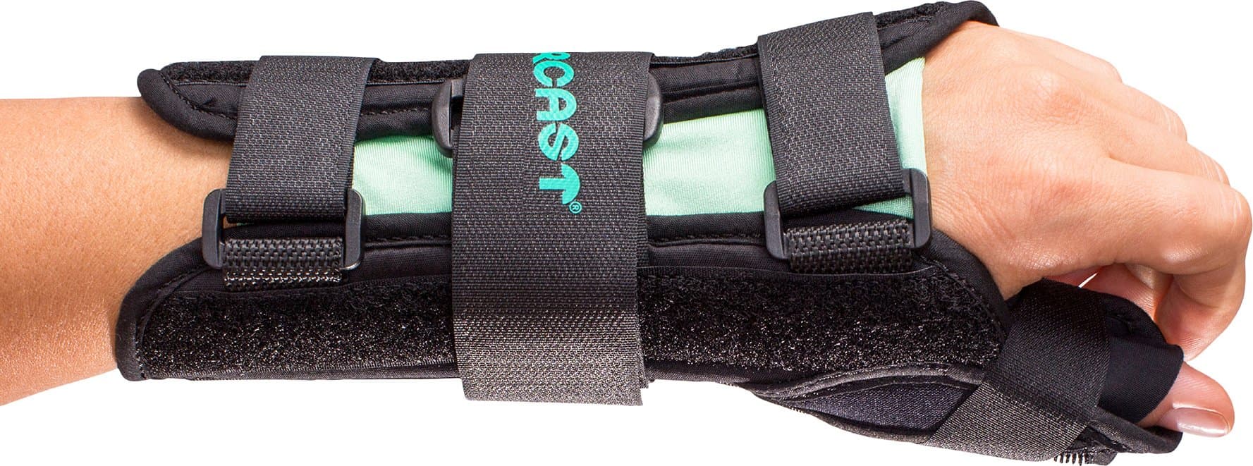 Aircast A2 Wrist Support Brace with Thumb Spica: Left Hand, Large
