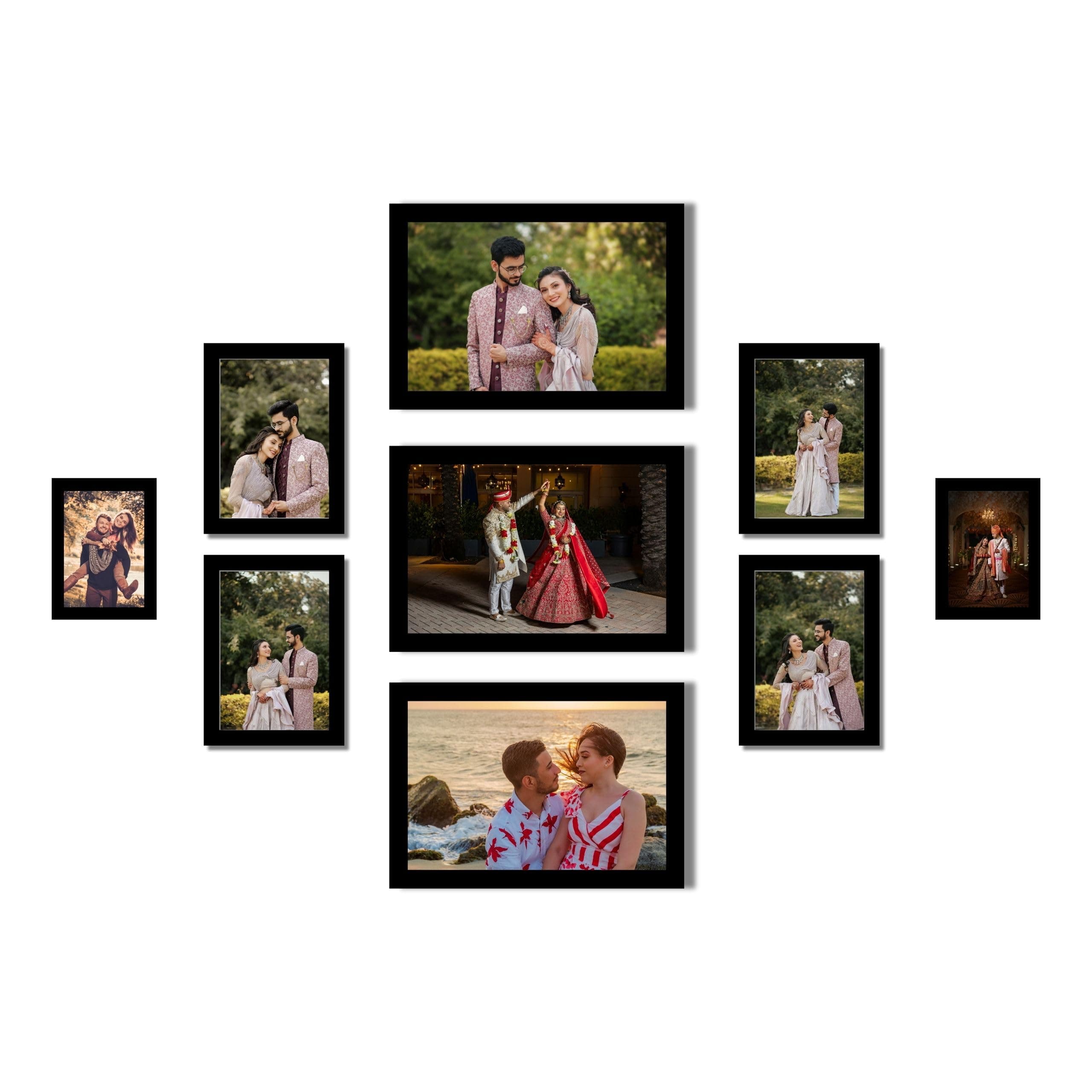 H and N Creations Customized Photo Frame With Photo - Personalized Gift for Men and Women, Ideal for Birthdays and Anniversaries - Home and Office Decor