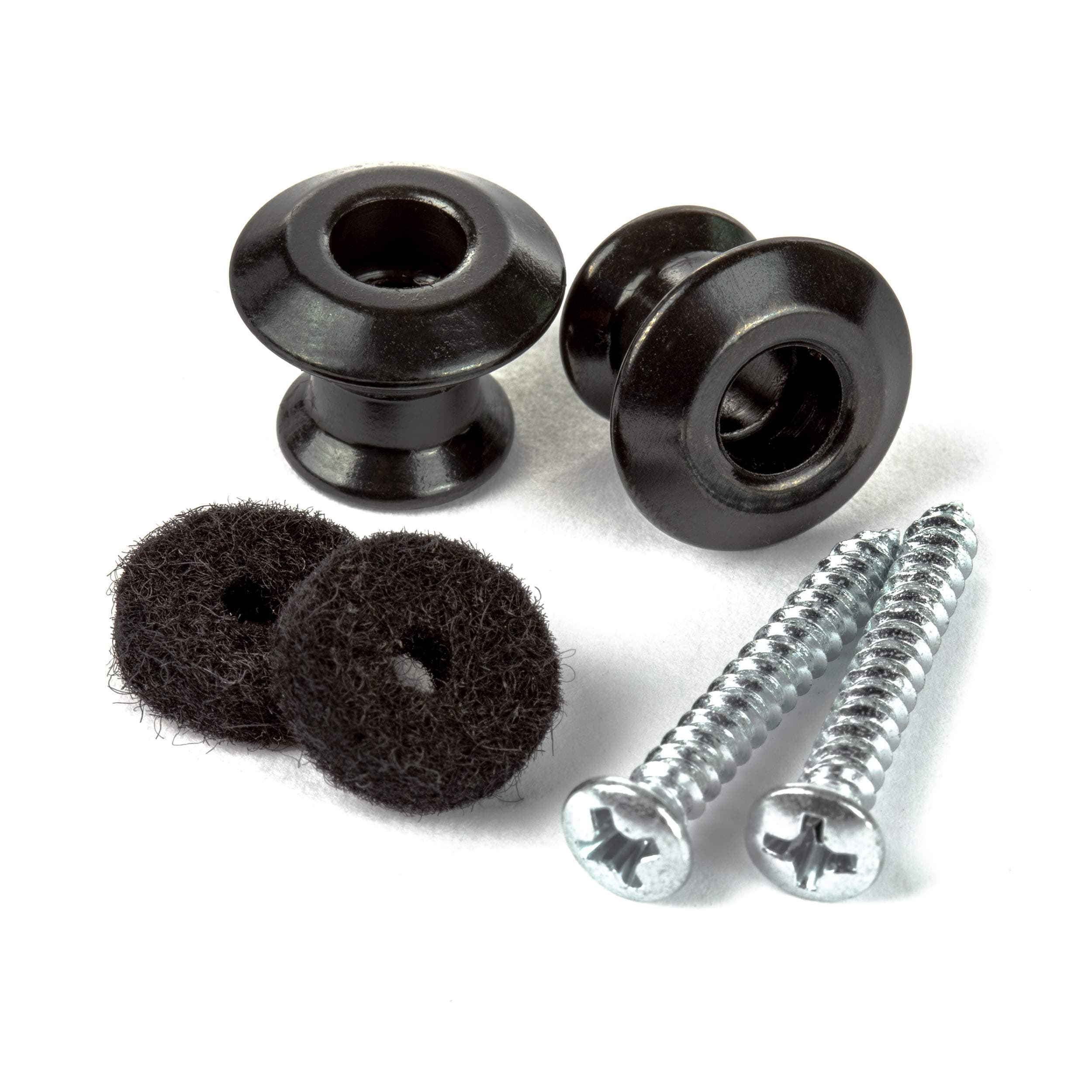Jim Dunlop Straplok® Dual Design Strap Button Set - Black