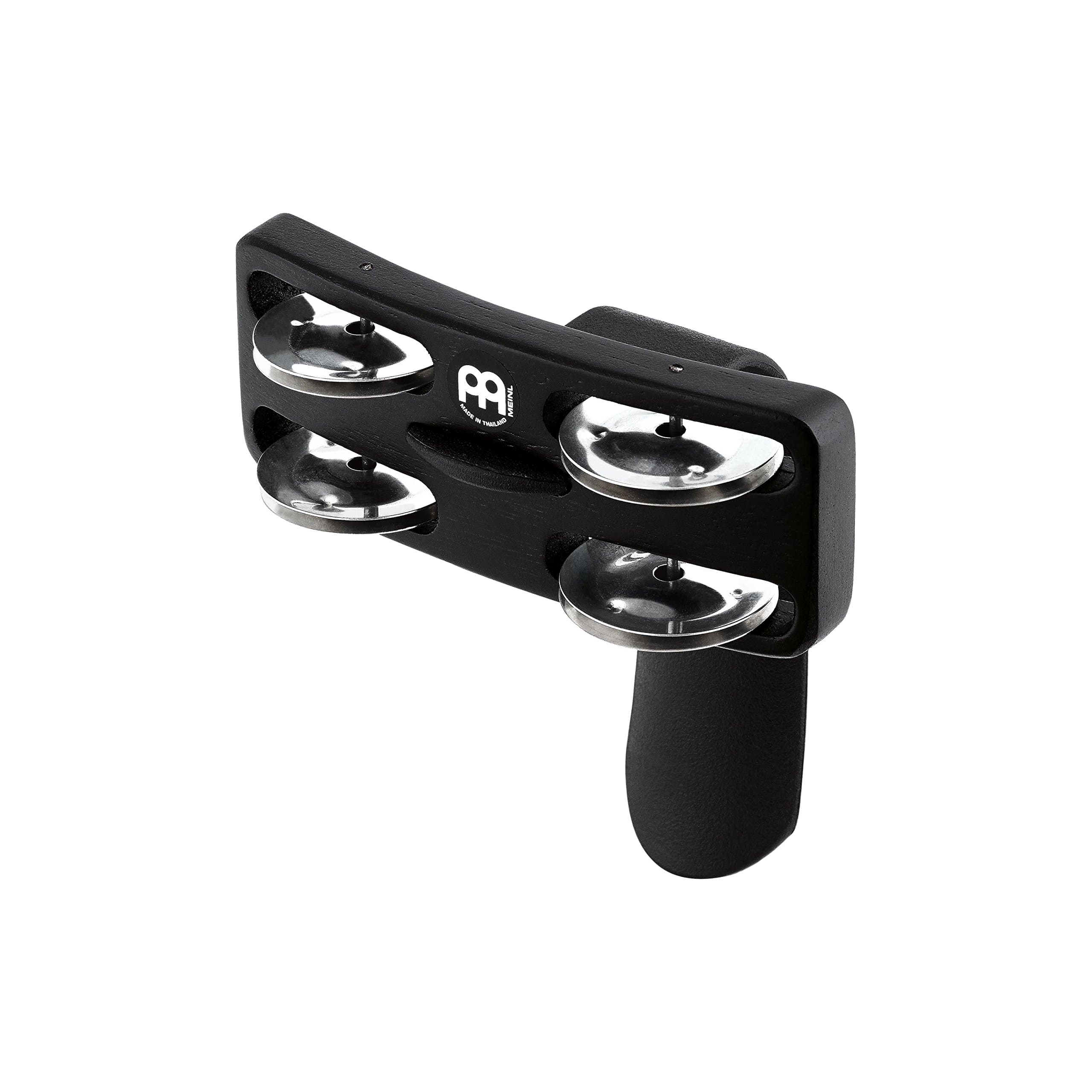 Meinl Percussion Heel Tambourine with Shoehorn Design, Stainless Steel Jingles - NOT Made in China - Hardwood, Accessory for Cajon Gigs, 2-Year Warranty (HTA)