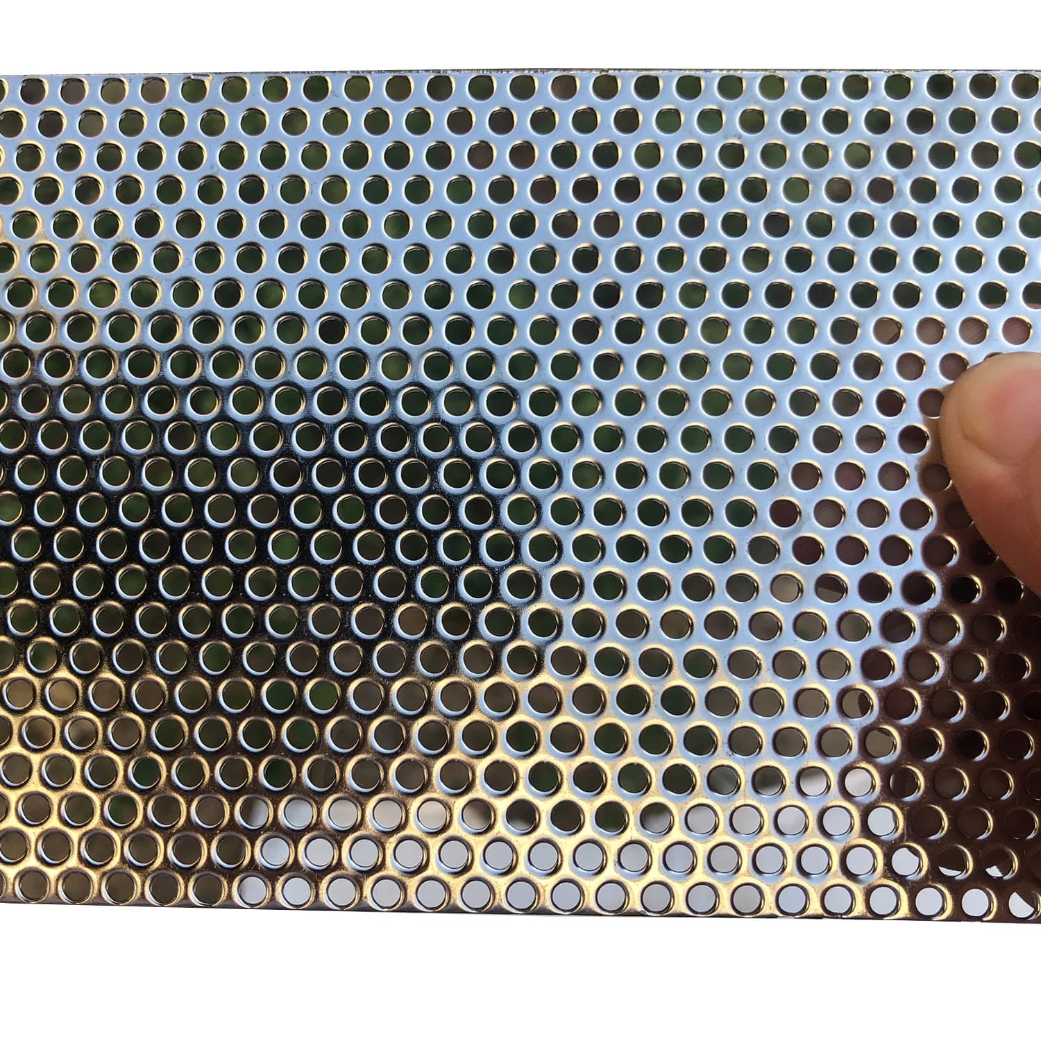 FengYoo Metal Filter mesh Aperture 3mm Filter Plate Hole Plate Round Hole mesh Breathable mesh…