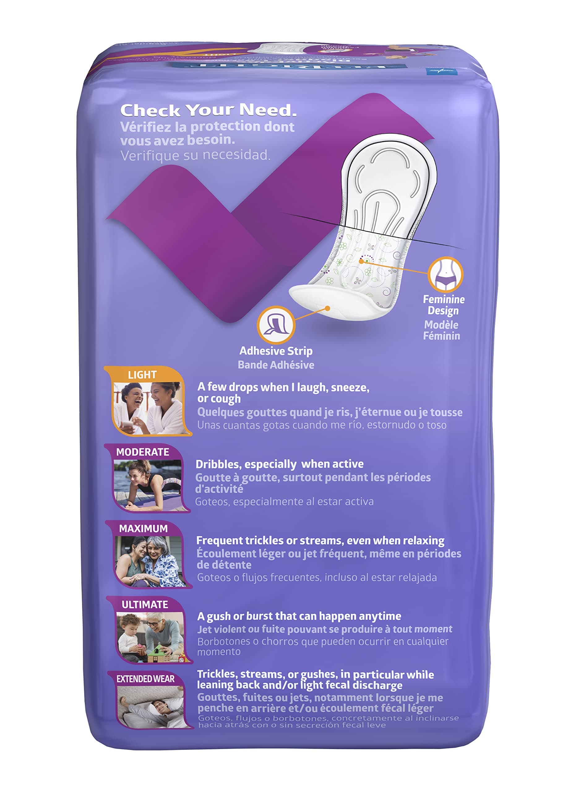 FitRight Incontinence Bladder Control Pads