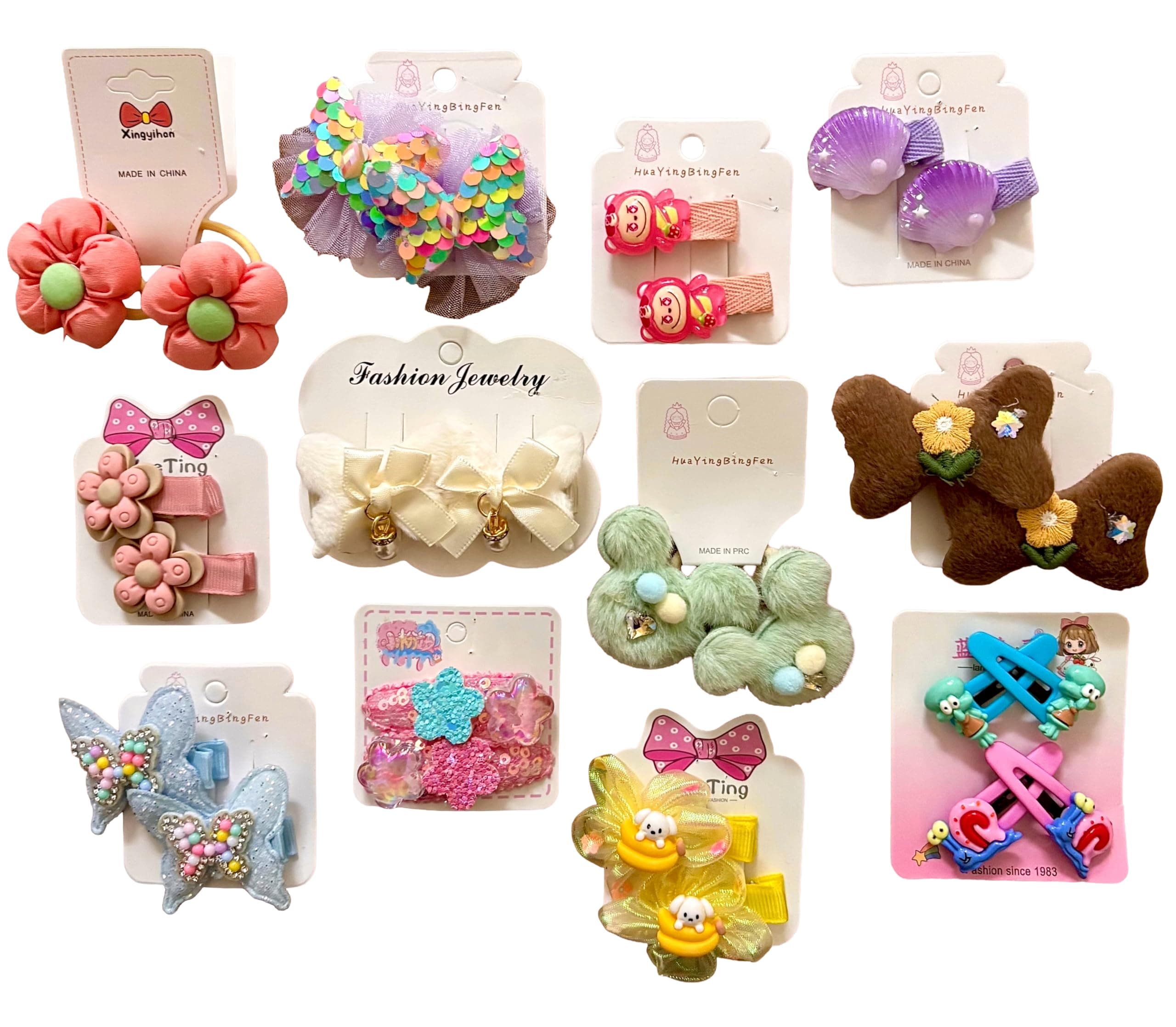 Mom's Darling, 26 pieces gift pack of hair accessories for girls and baby girls, Hair clips, hair pins, Hair rubber bands, hairbands, headbands, stylish combo value pack.