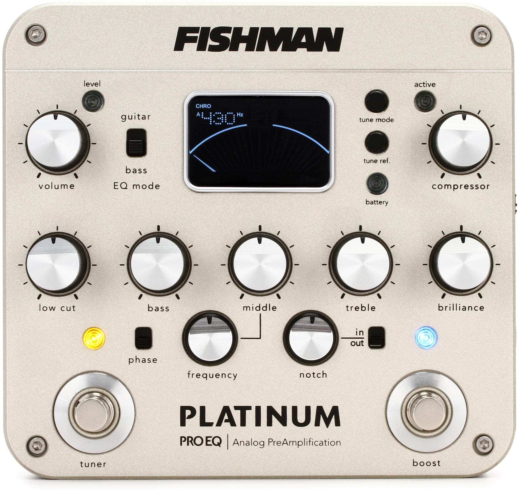 Fishman Platinum Pro EQ Acoustic Guitar Preamp