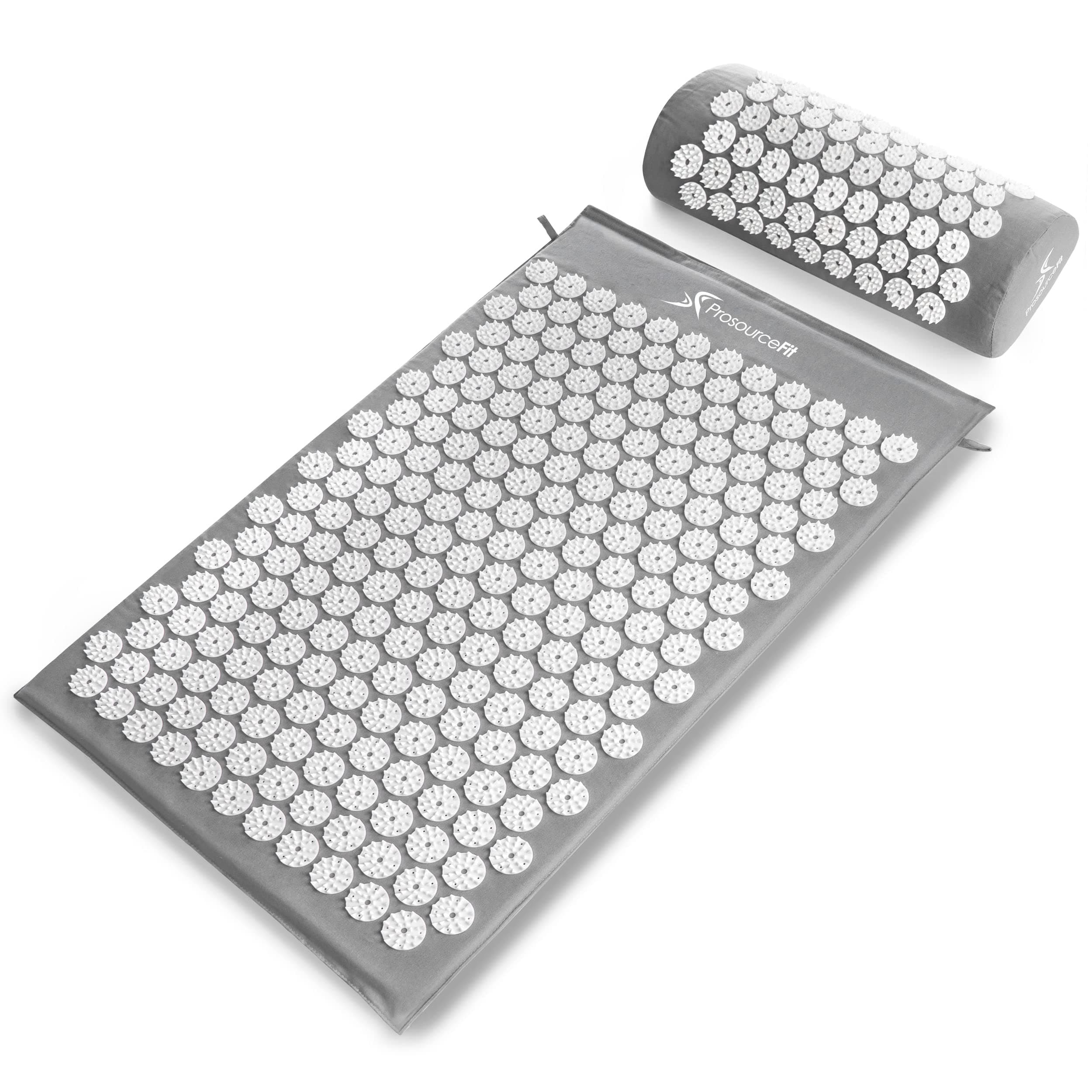 ProSource Acupressure Mat and Pillow Set for Back/Neck Pain Relief and Muscle Relaxation