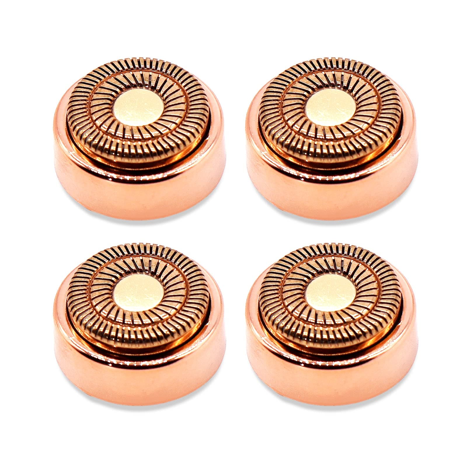 MOFIT Facial Hair Remover Replacement Heads, For Flawless Finishing Touch Facial Hair Removal Tool For Women As Seen On Tv, 4 Count