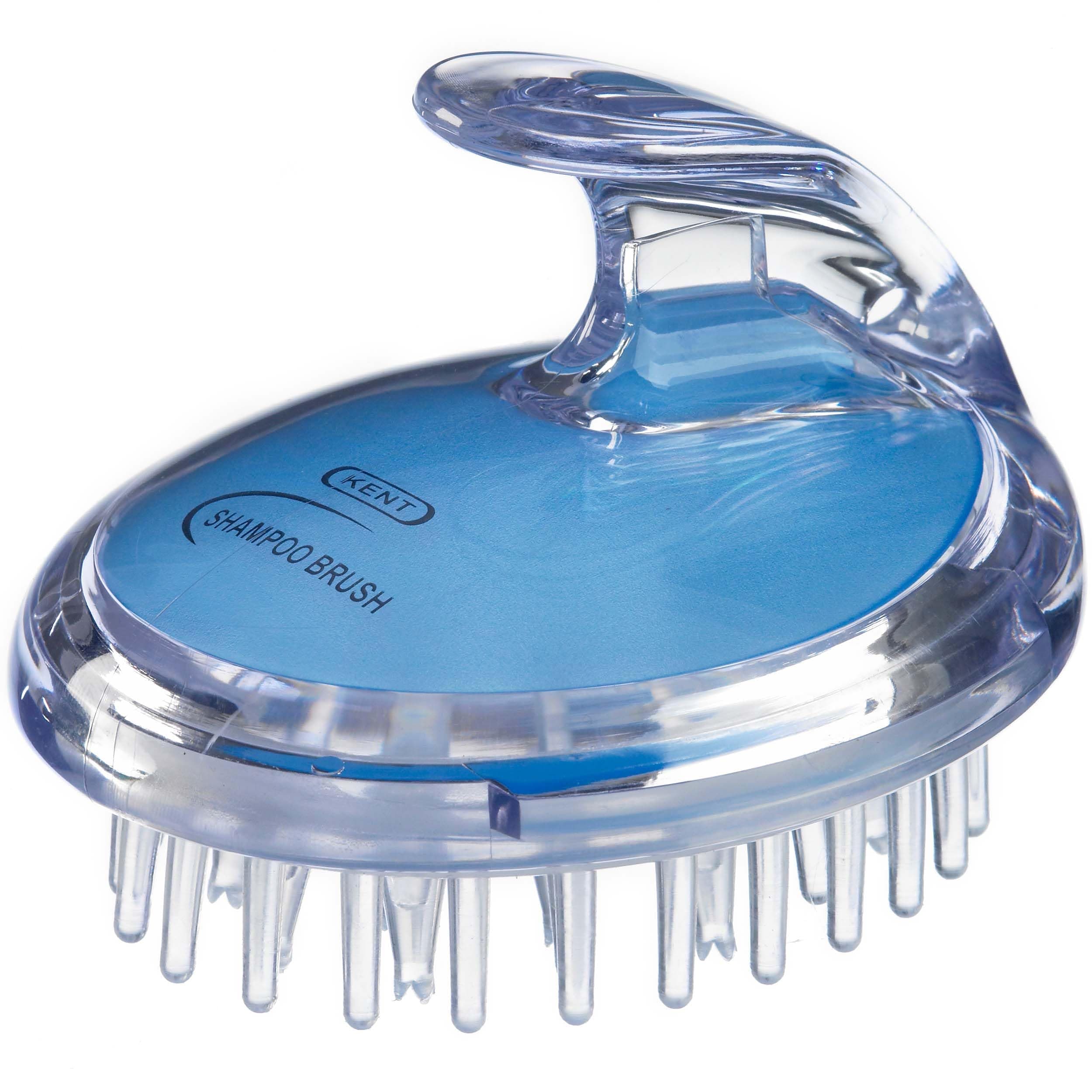 Kent Unique Waterproof Scalp Massage Shampoo Brush, Blue