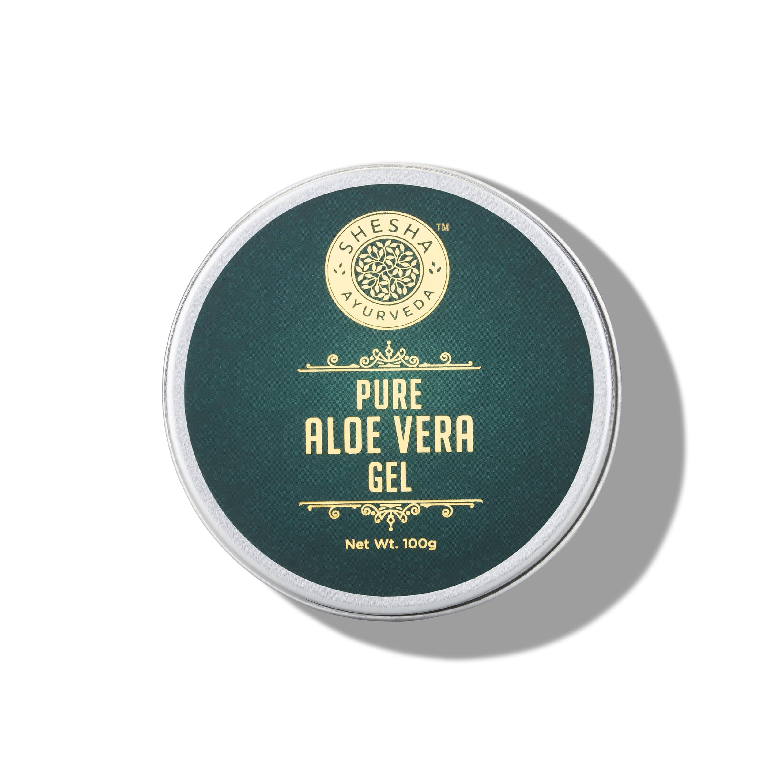 SHESHA AYURVEDA Pure Aloe Vera Gel - 100% Pure Natural Gel Ideal For Skin, Face, Acne Scars, Moisturizer & Dark Circles