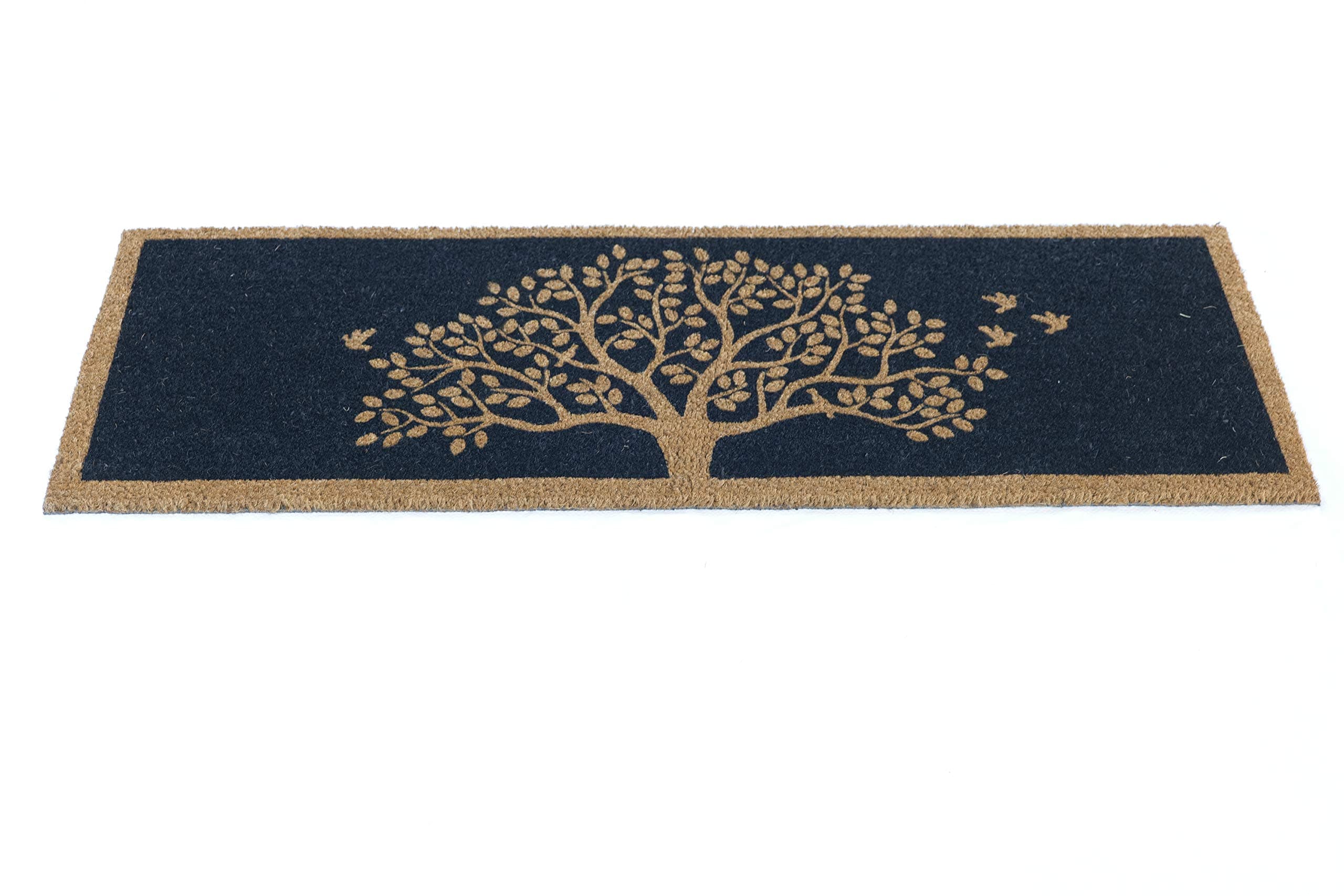 Onlymat Tree Black Coir Doormat and 120 x