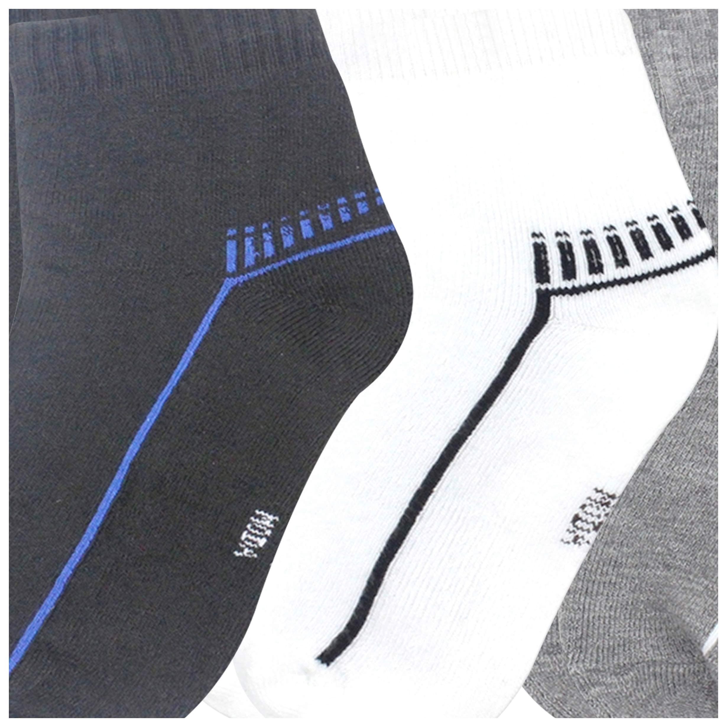 Neska Moda Boy's & Girl's 5 Pair Striped Cotton Ankle Ankle Length Socks For 8 To 11 Years, Assorted