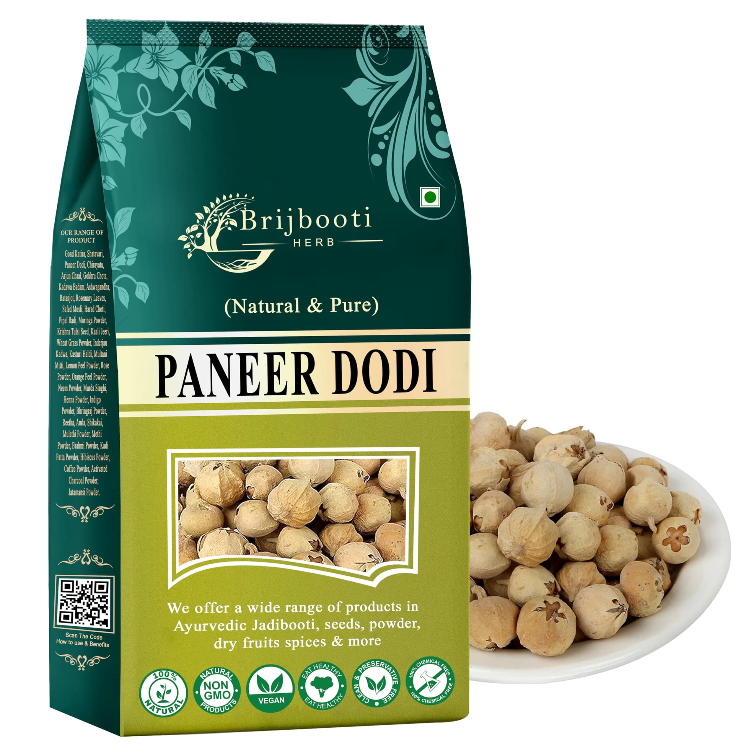 Brijbooti Paneer Dodi Phool - 400g | Paneer Doda Phool for diabetes | Paneer Ka Phool