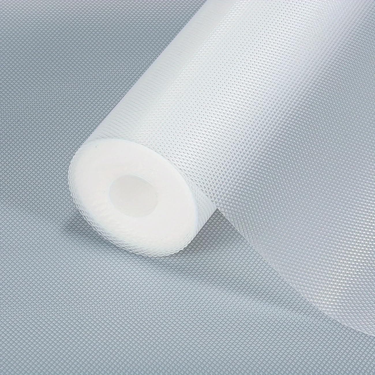 Niwlix (45 cm x 5m) Fridge Mats Shelf Liners for Kitchen Shelves Cupboard Sheets for Wardrobe Anti Slip Drawer Mats Kitchen Cabinet Liner Sheets, EVA, Water Resistant (White)