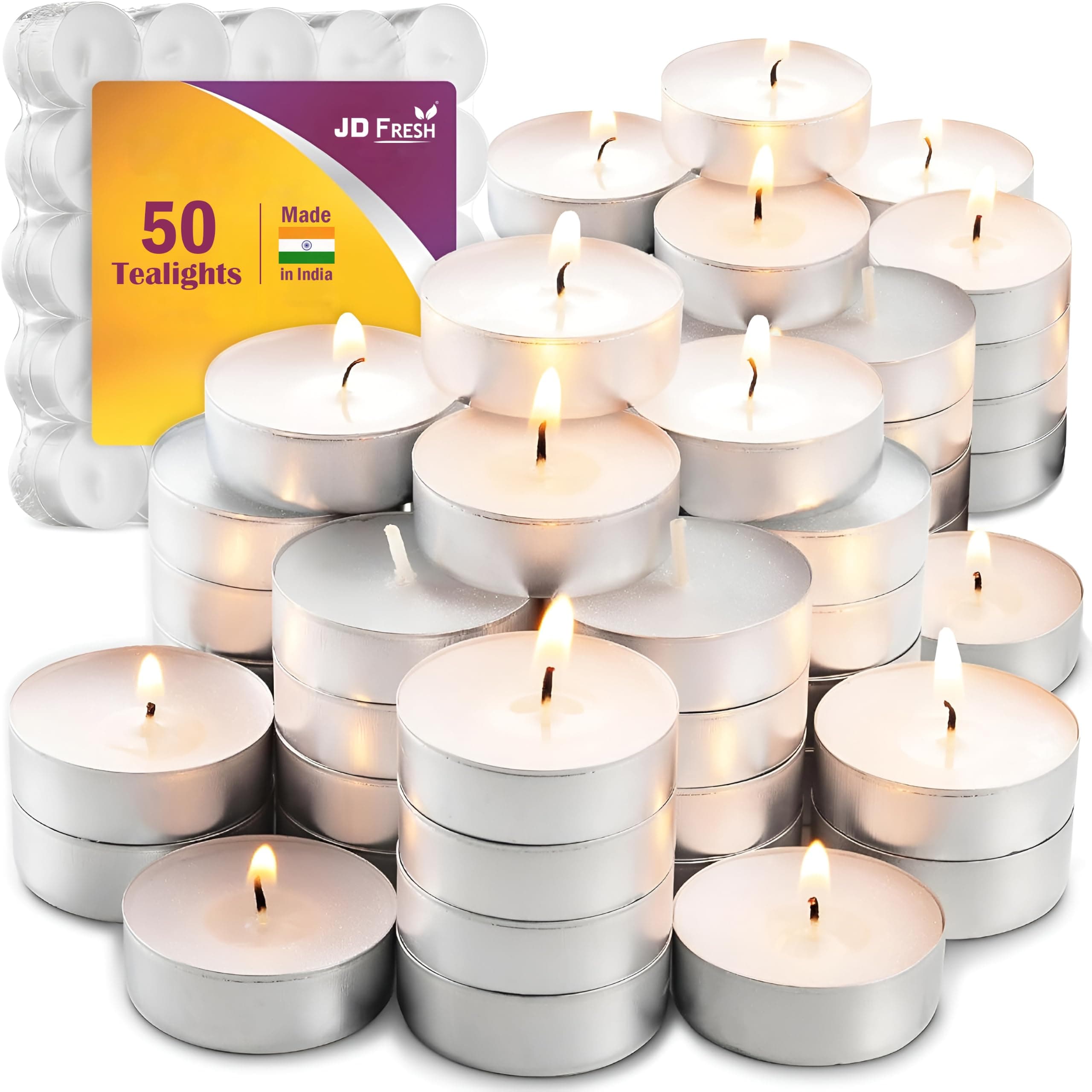 JD Fresh Smokeless Tealight Candles