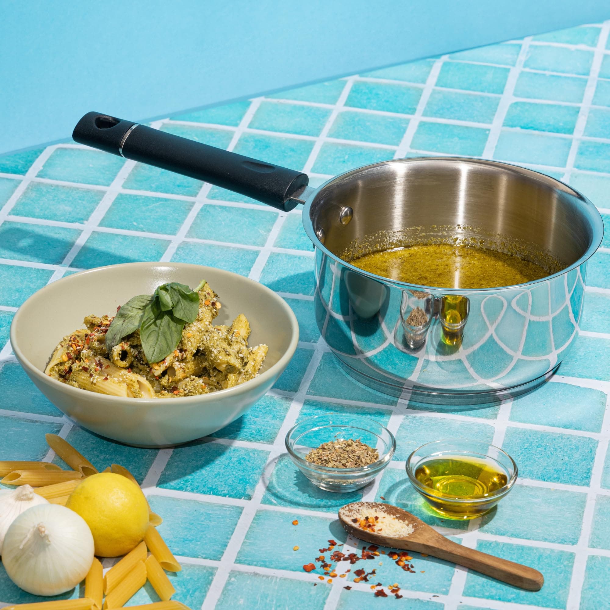 Vinod Stainless Steel Tivoli Saucepan Without Lid (Induction Friendly)