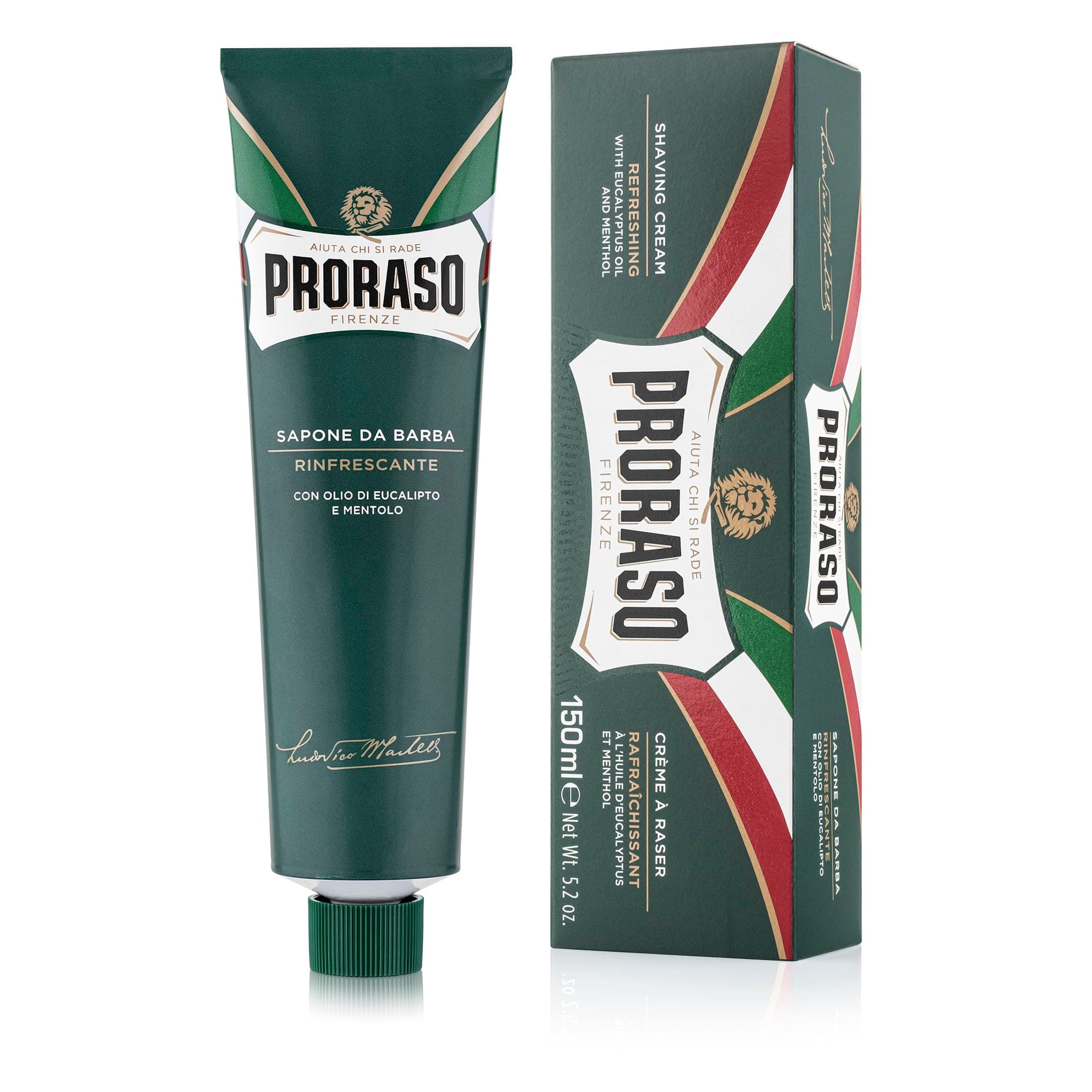 Proraso Refreshing And Invigorating Shaving Cream With Eucalyptus Oil And Menthol - 150 Gm