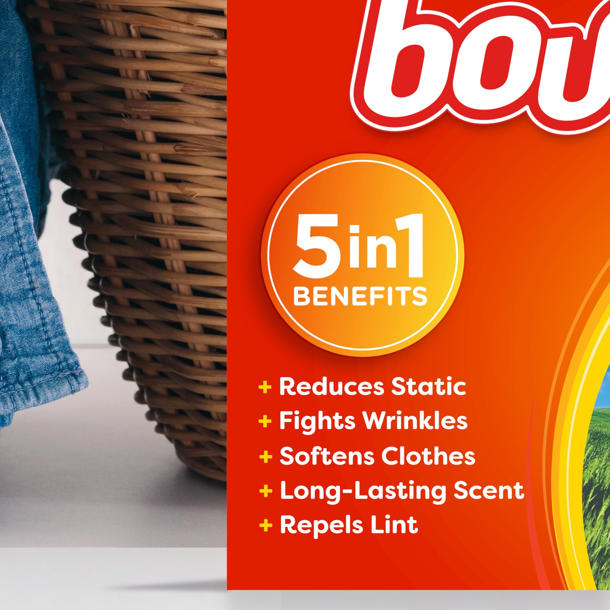 Bounce Outdoor Fresh Fabric Softener Sheets, 34 Sheets