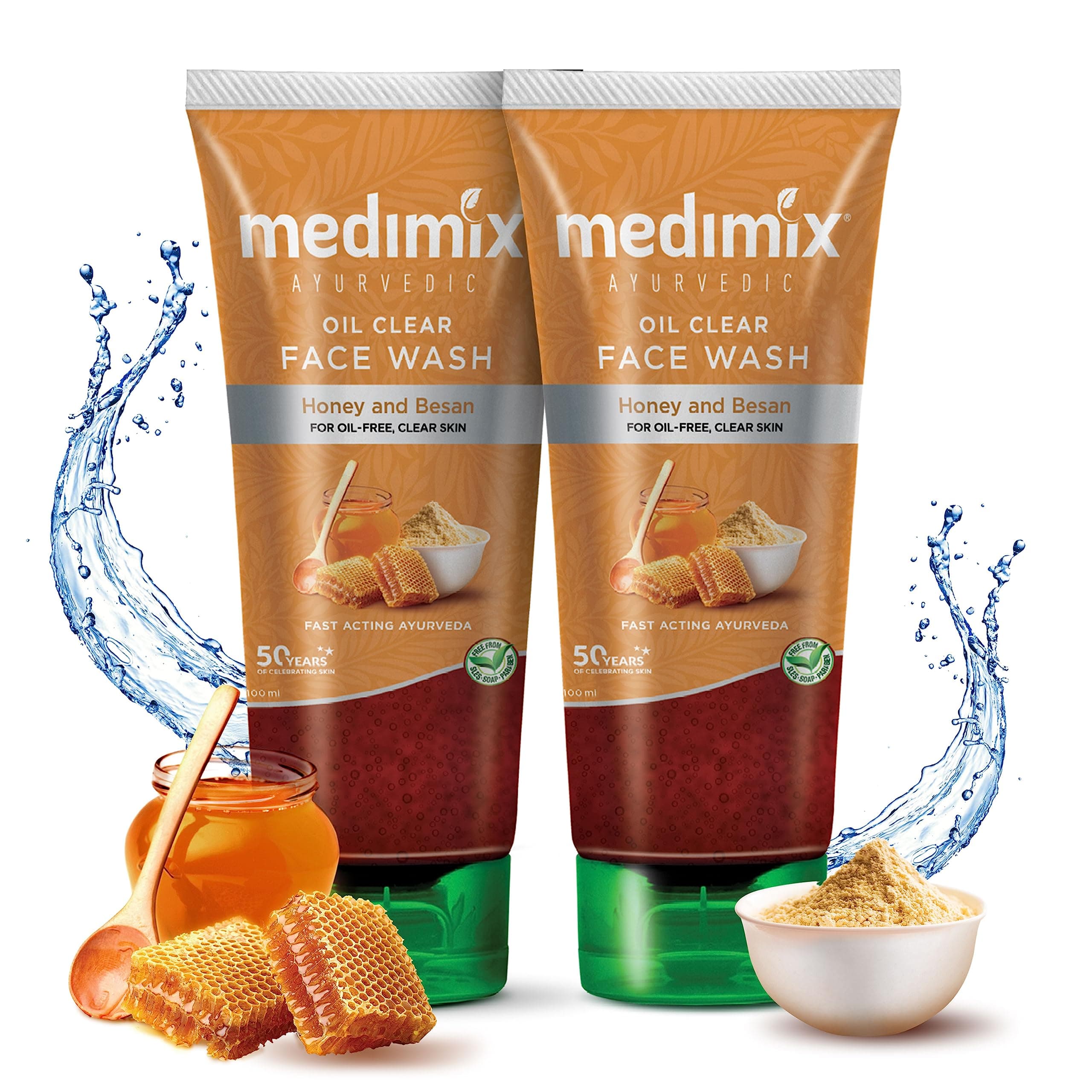Medimix Ayurvedic Oil Clear Facewash, 100 ml