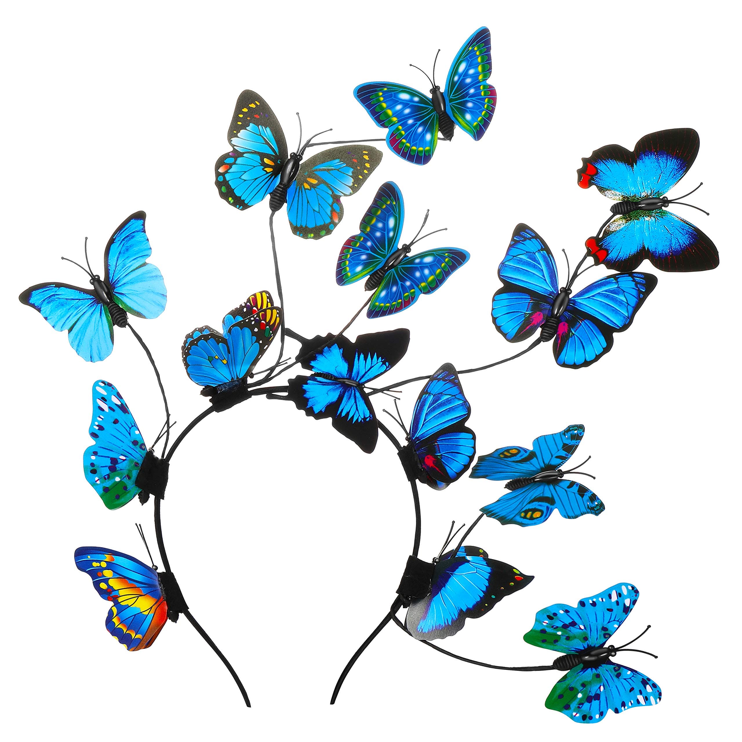 Coucoland Butterfly Fascinator Hat Kentucky Derby Fascinators Boho Style Headband Butterfly Headpiece