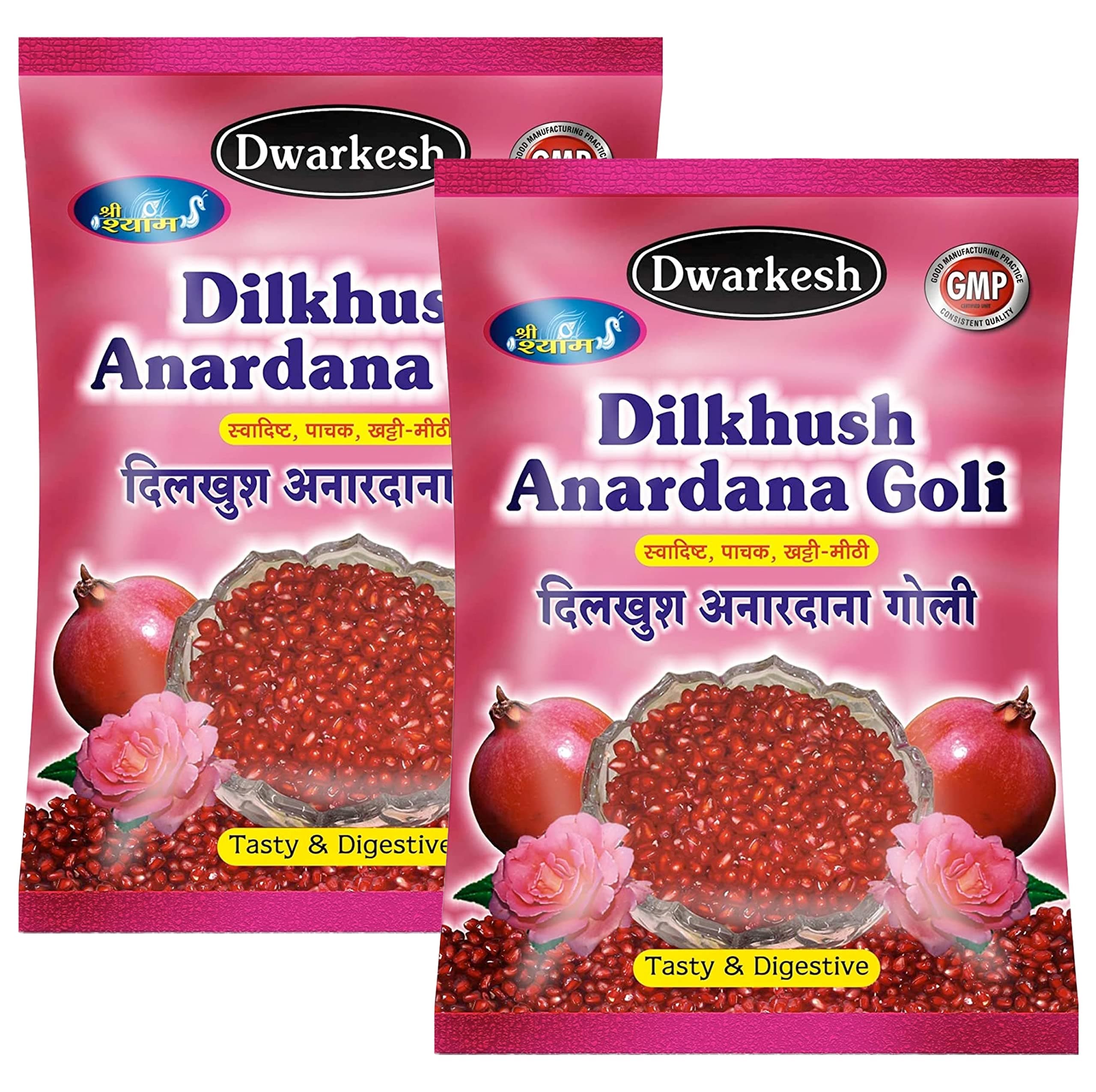 DWARKESH Ayurved Shree Shyam Ss Anardana Churan Goli Pachak - Combo Pack Of 2X500 Gram