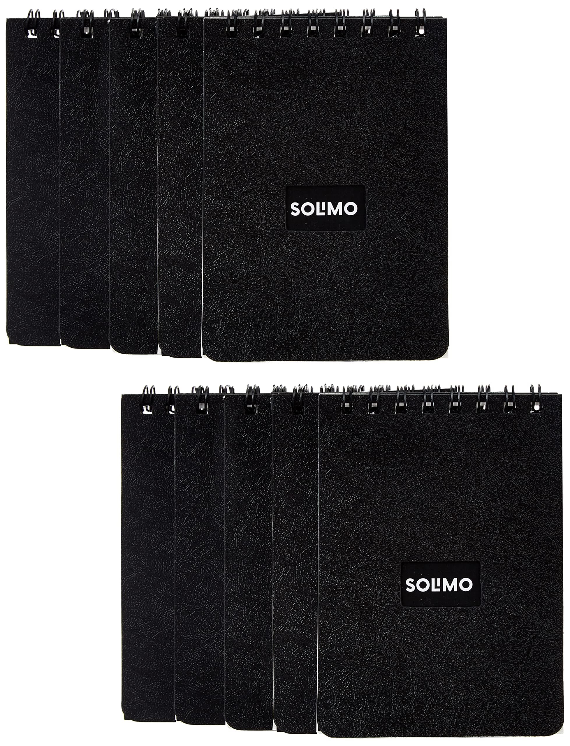 Amazon Brand - Solimo Wirebound Pocket Size Notebook, A7 Size, 90 Pages,Single Ruled, 70 GSM Paper