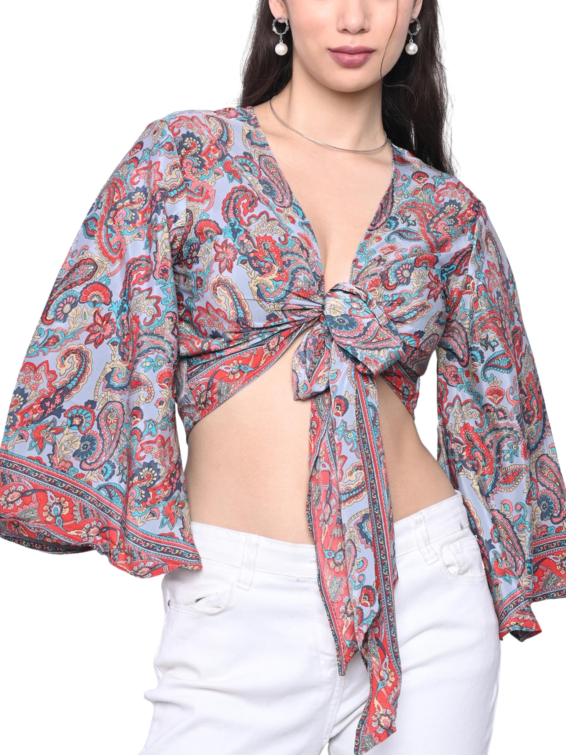KE Kanha Exports top for Women Stylish Western | wrap Tops for Woman | Perfect on Jeans Tops for Women | Summer top | Beach Outfits Dress for Stylish