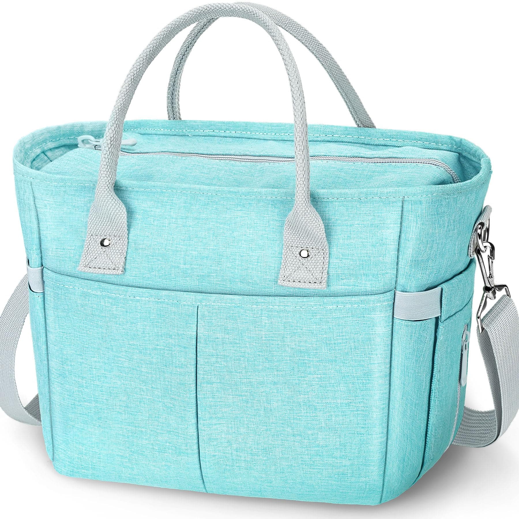 KIPBELIF 16L Large Lunch Box for Men & Women, 30 Can Leakproof Heavy Duty Insulated Lunch Bag for Adult, Reusable Cooler with Adjustable Shoulder Strap for School Office Picnic Beach
