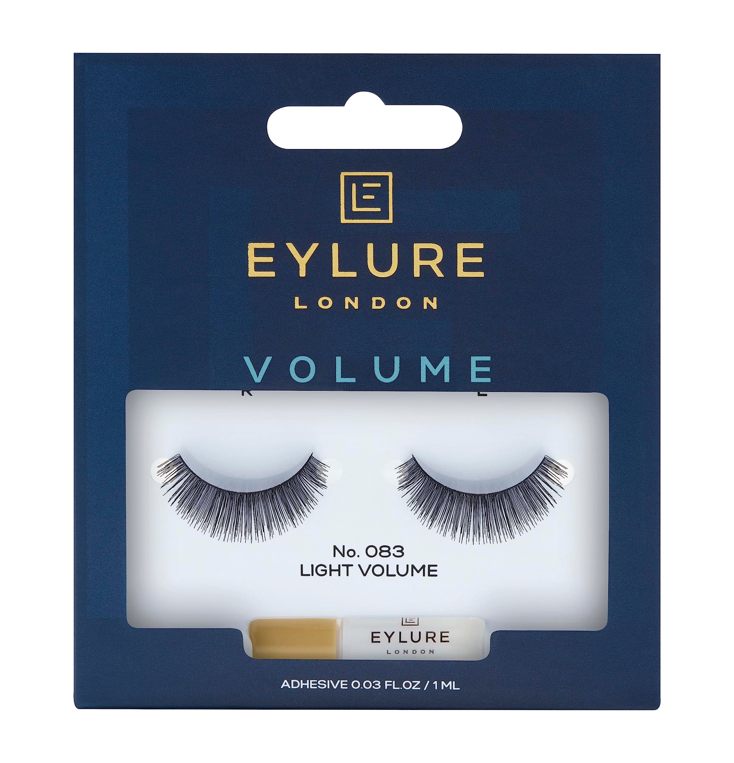 EYLURE LONDON False Eyelashes - Volume No. 083 Light Volume (FALSE EYELASHES WITH GLUE)