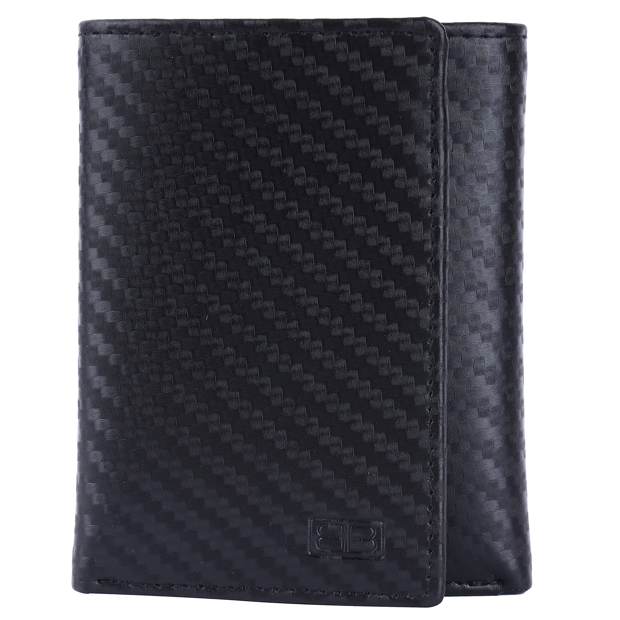 Brooklyn Bridge Genuine Leather Trifold Wallet for Men Genuine Leather Trifold Wallet Card Holder for Men, RFID Protection, Mens Wallet, Purse, Tri Fold, ID Card, Gift for Men Boys