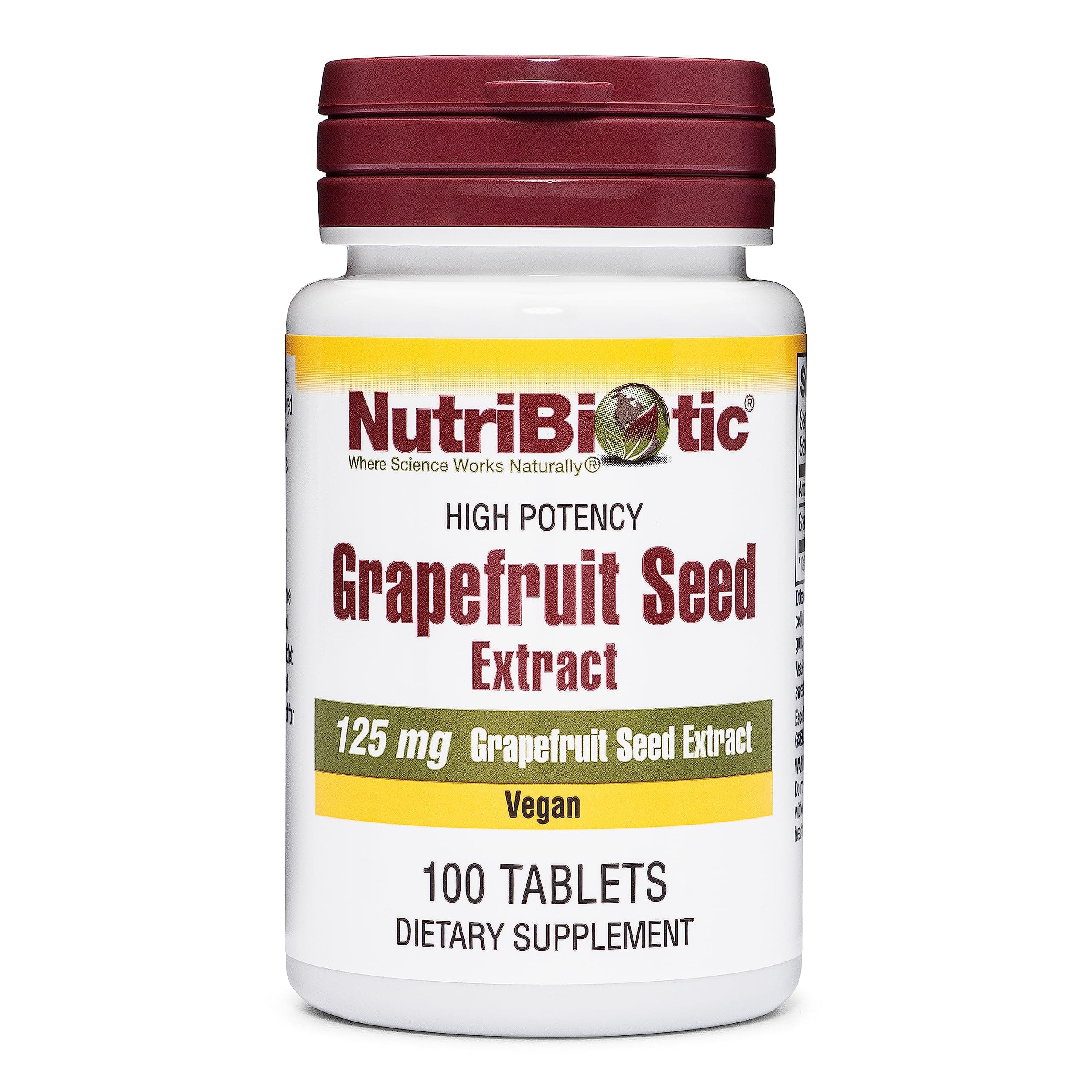 100: Nutribiotic Gse Tablets, 125 mg, 100 Count