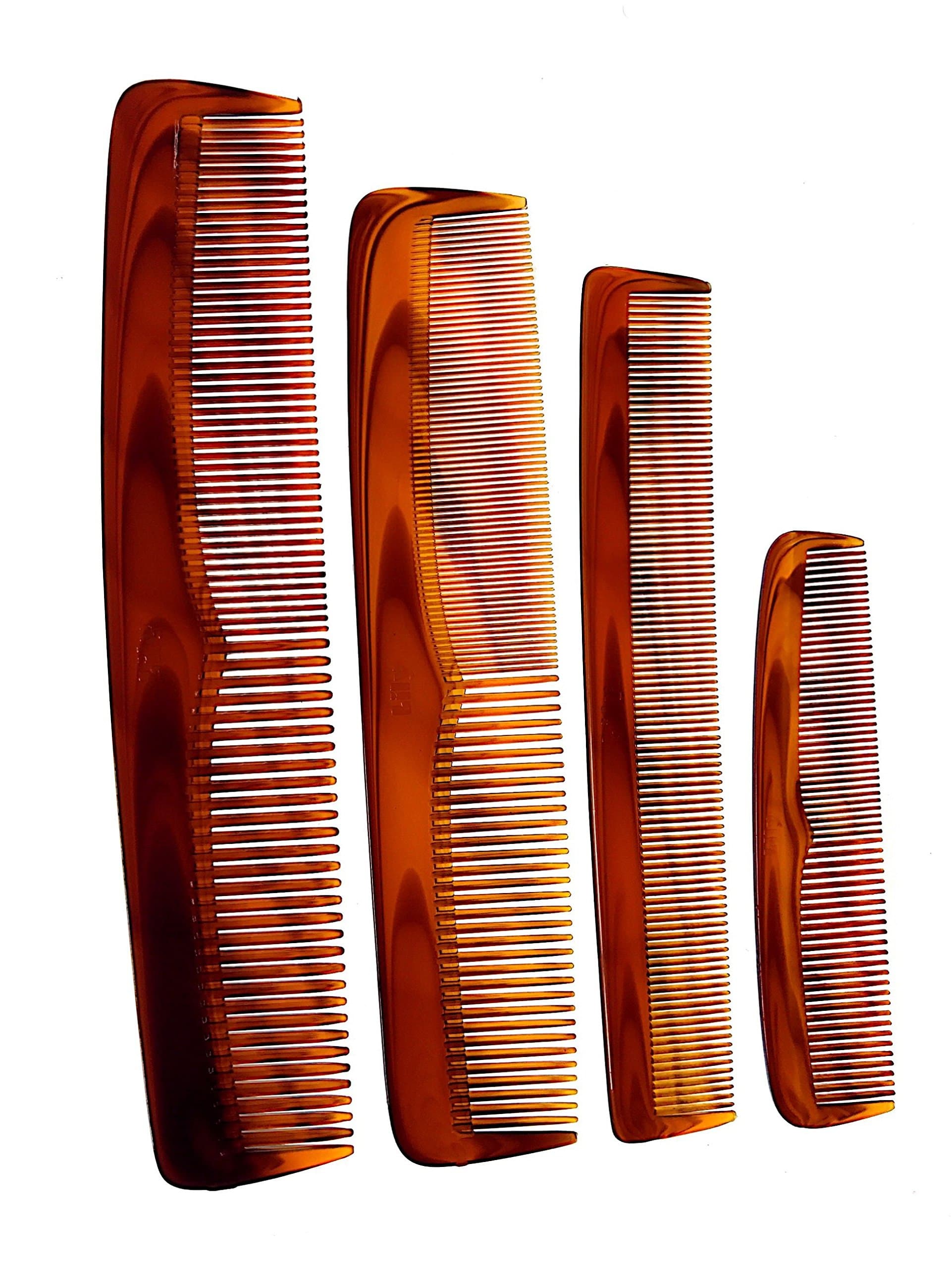 Lily Grooming Hair Combs for Men and Women, Pack of 4
