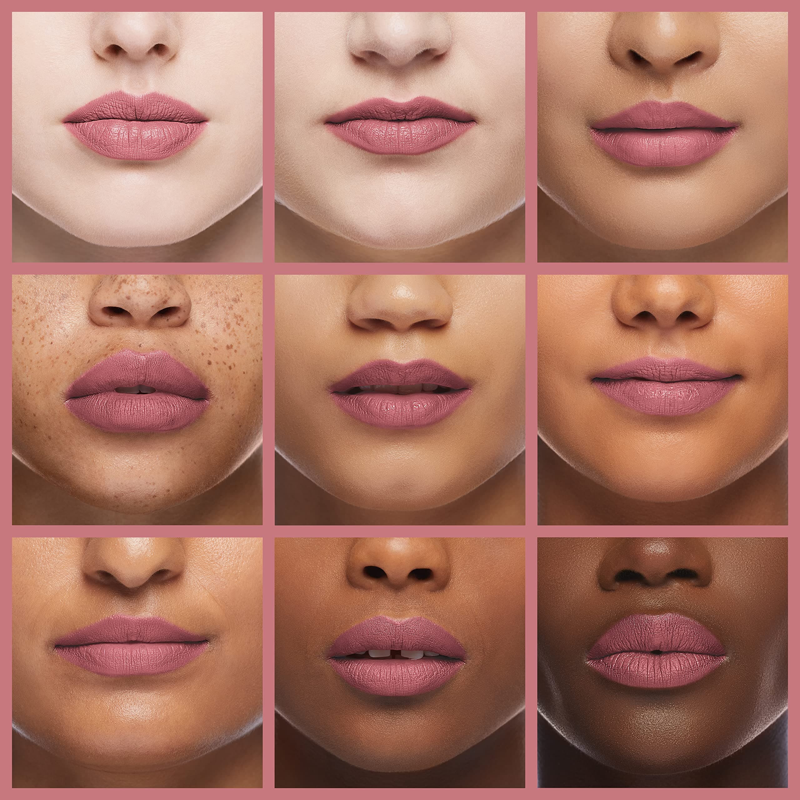 Rimmel London Stay Matte Liquid Lip Color with Full Coverage Kiss-Proof Waterproof Matte Lipstick Formula that Lasts 12 Hours - 110 Blush, .21oz.