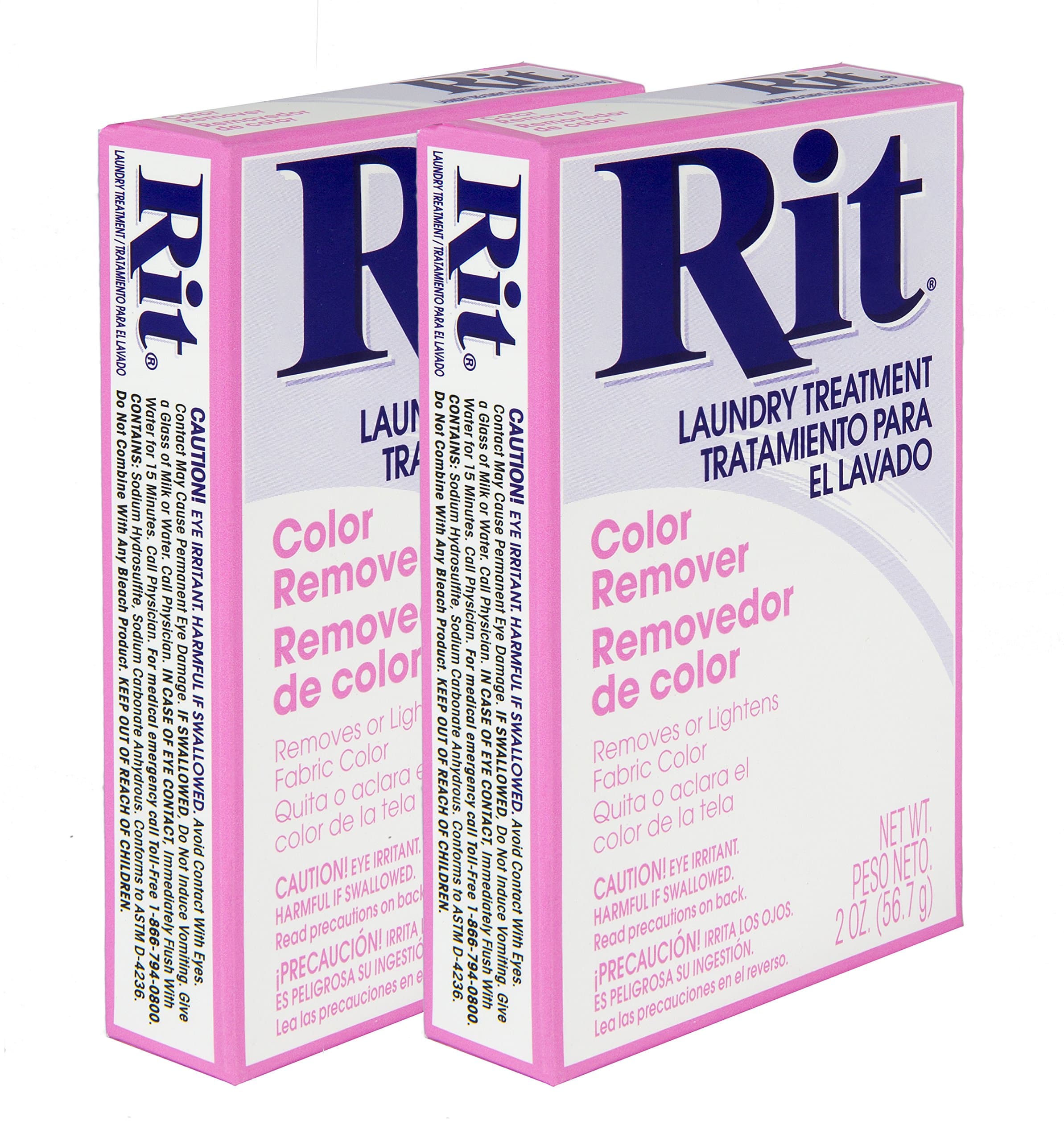 Maven Gifts: Rit Dye Powdered Fabric Dye, Color Remover, 2-Ounce - 2 pack