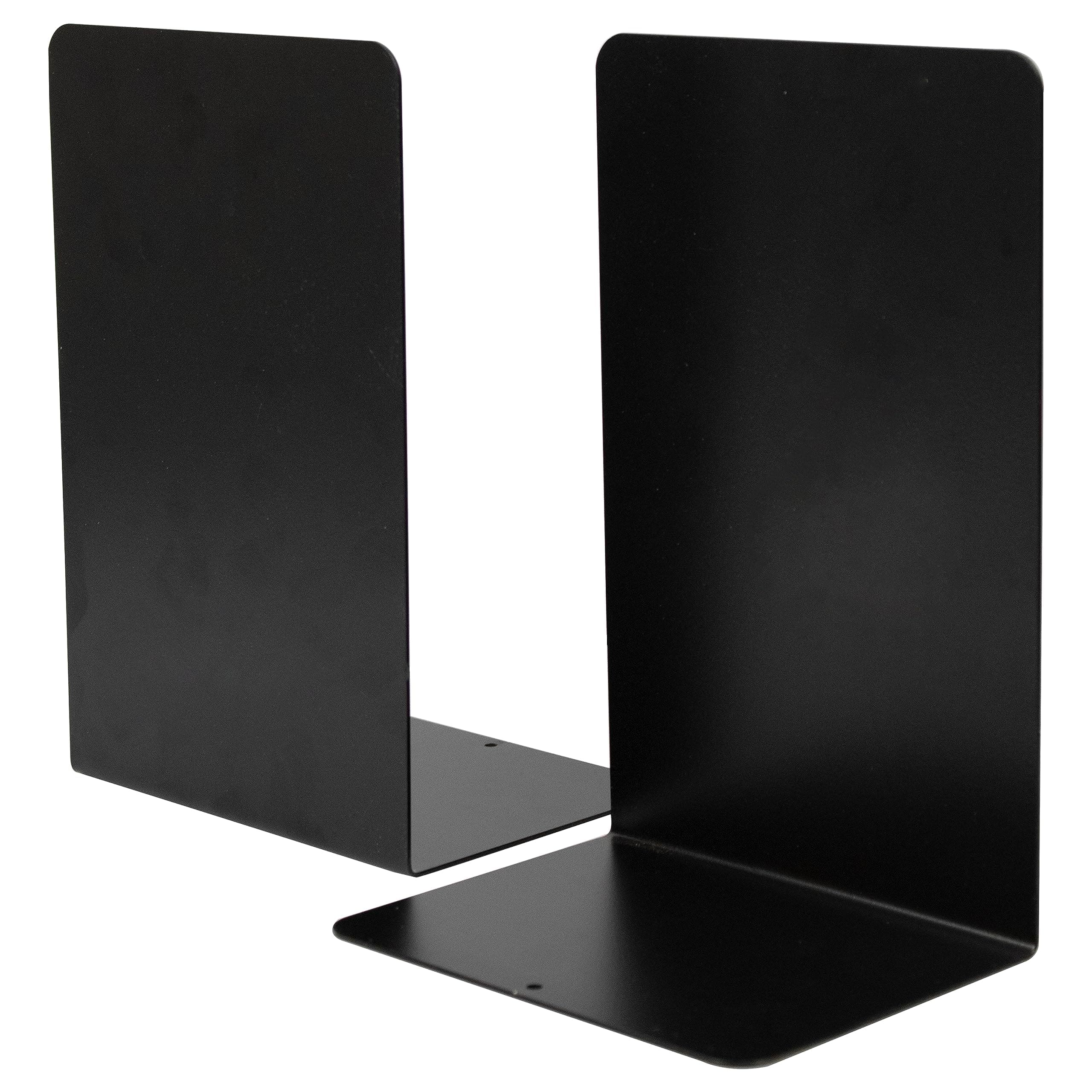 Spillbox Metal Non Slip Bookends Book Shelves | Shelf | Study Table | Home Decor | Holders | Case | Bracket | Stand | Heavy Duty | Set | Book Ends for Office, Home