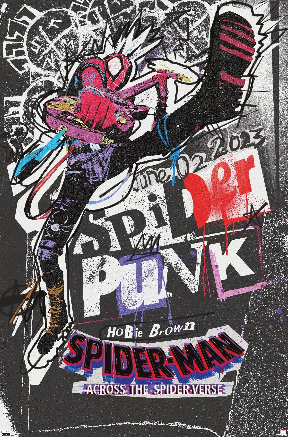 Marvel Spider-Man: Across The Spider-Verse - Spider-Punk One Sheet Wall Poster