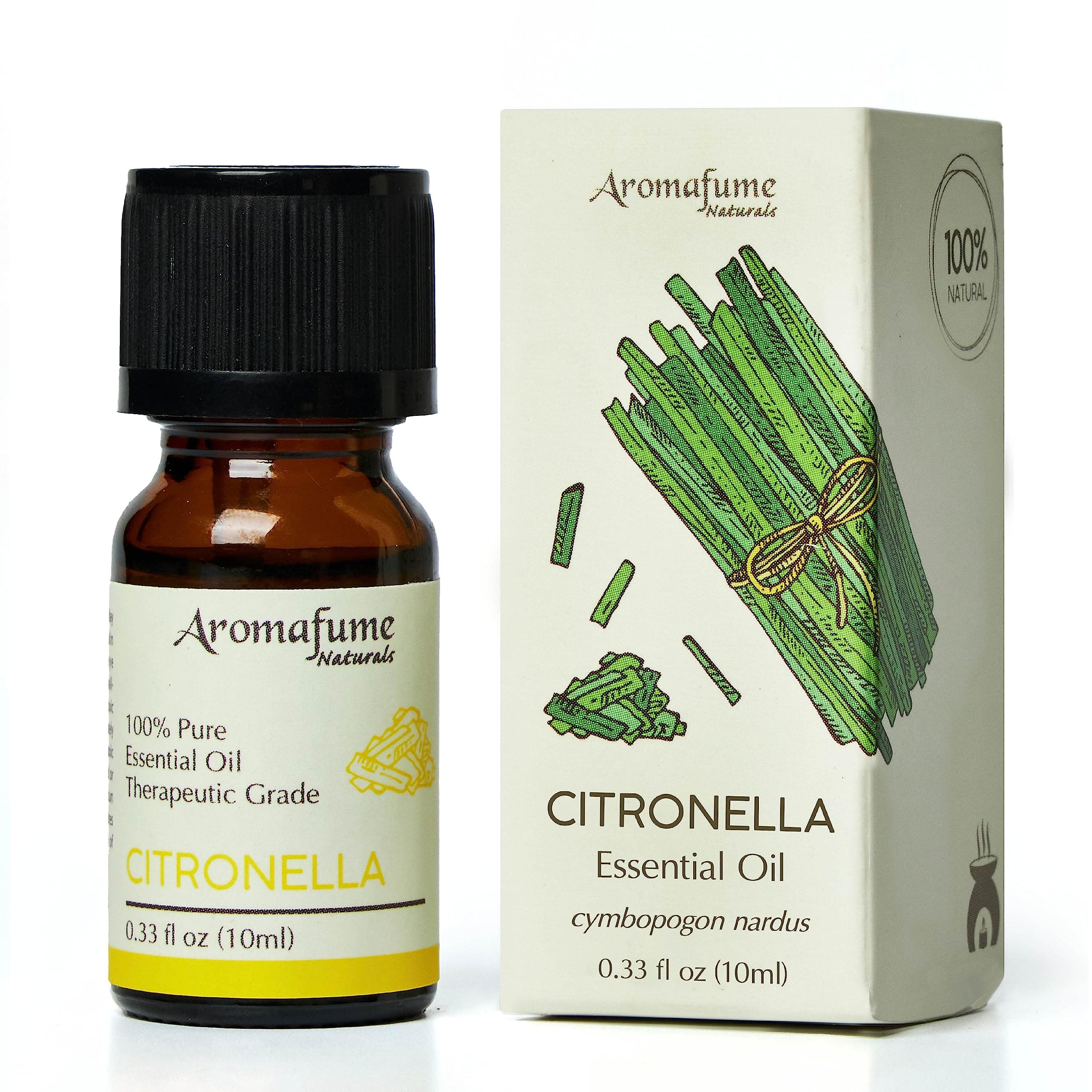 Citronella Essential Oil 10ml | 100% Therapeutic Grade by Aromafume