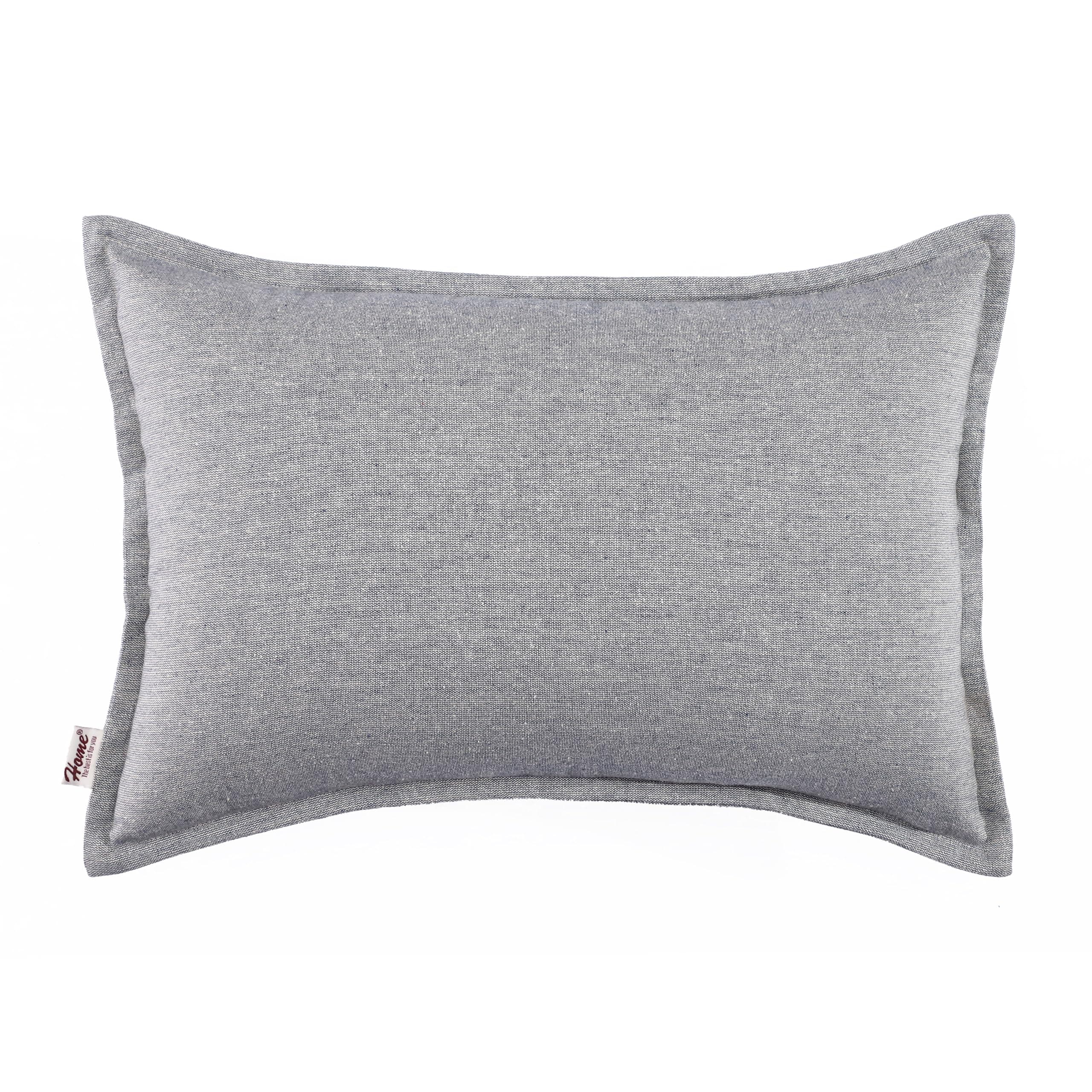 Home - The Best is for You Self Design Cotton Cushion Covers | Pack of 2