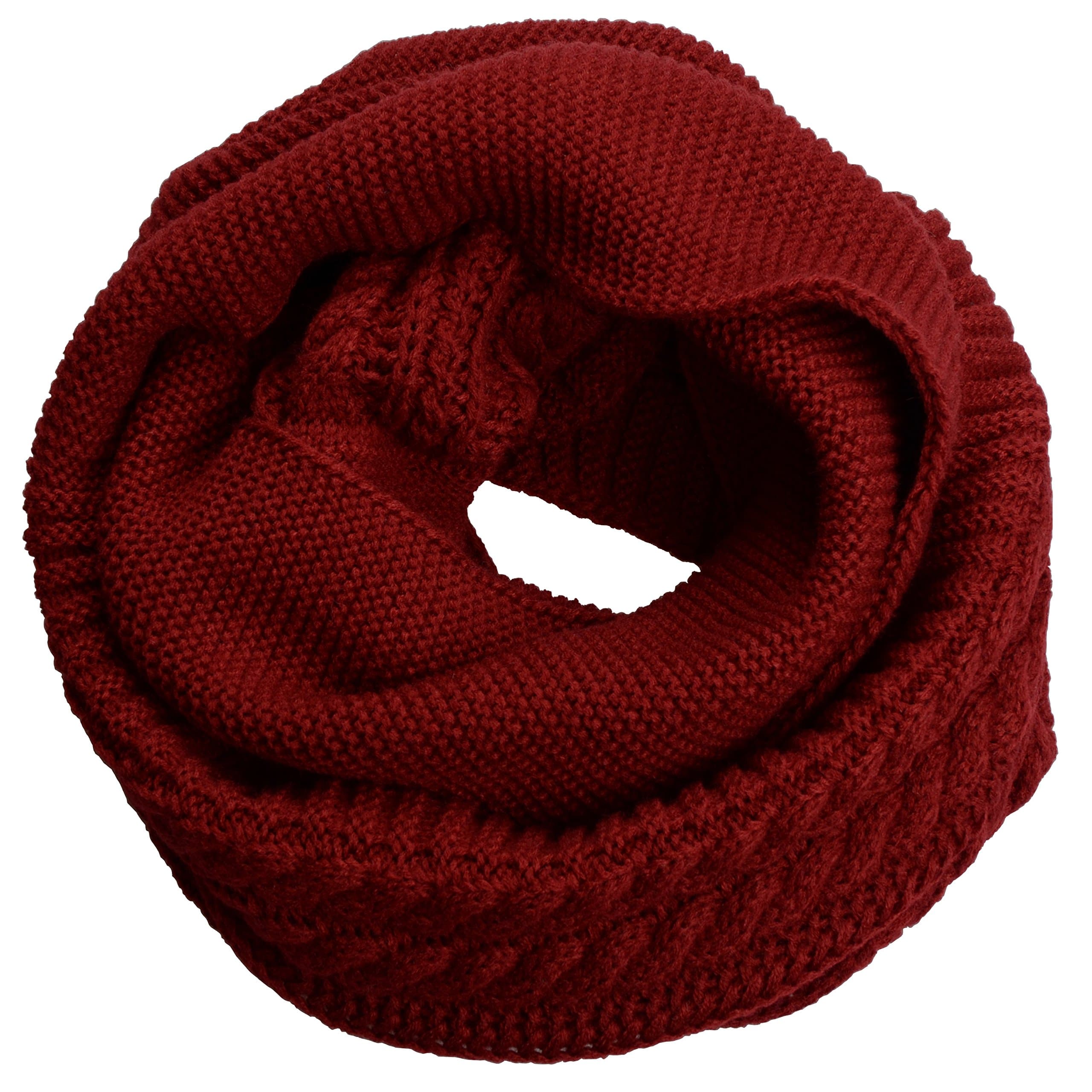 NEOSAN Womens Thick Ribbed Knit Winter Infinity Circle Loop Scarf