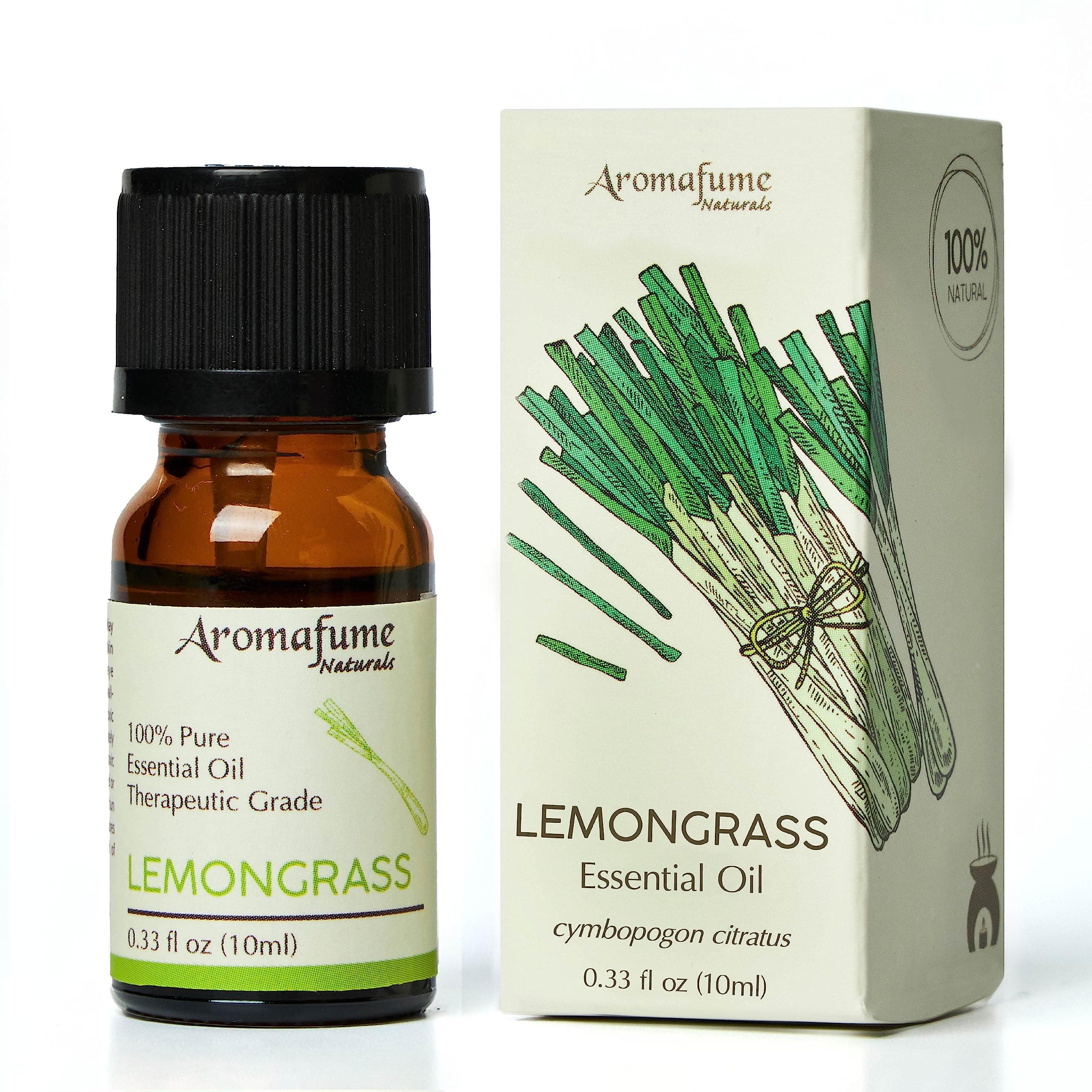 Lemongrass Essential Oil 10ml | 100% Therapeutic Grade by Aromafume