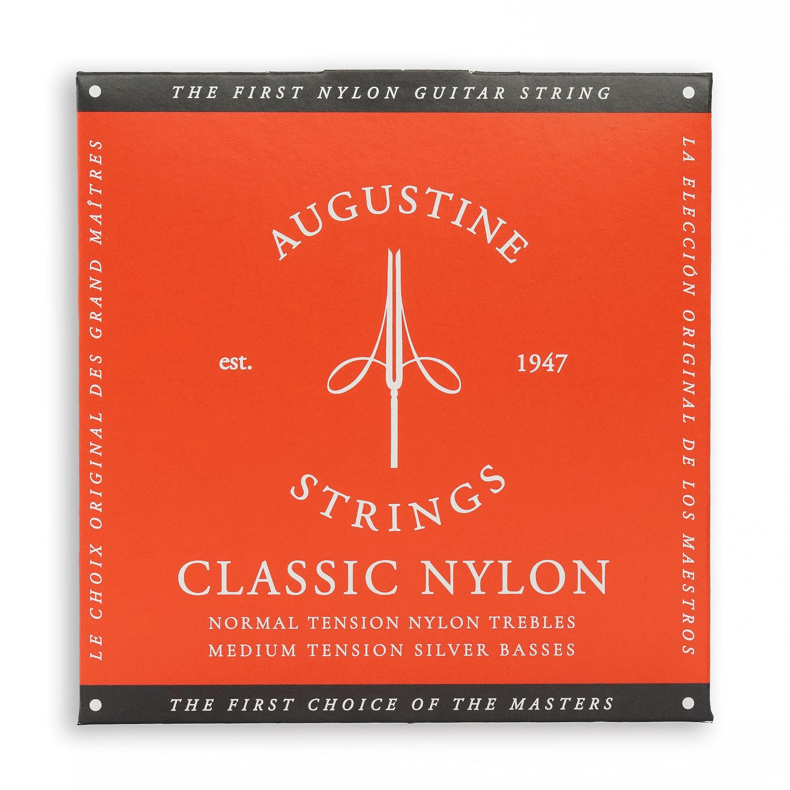 AUGUSTINE CLASSIC-RED MEDIUM TENSION CLASSICAL GUITAR STRINGS
