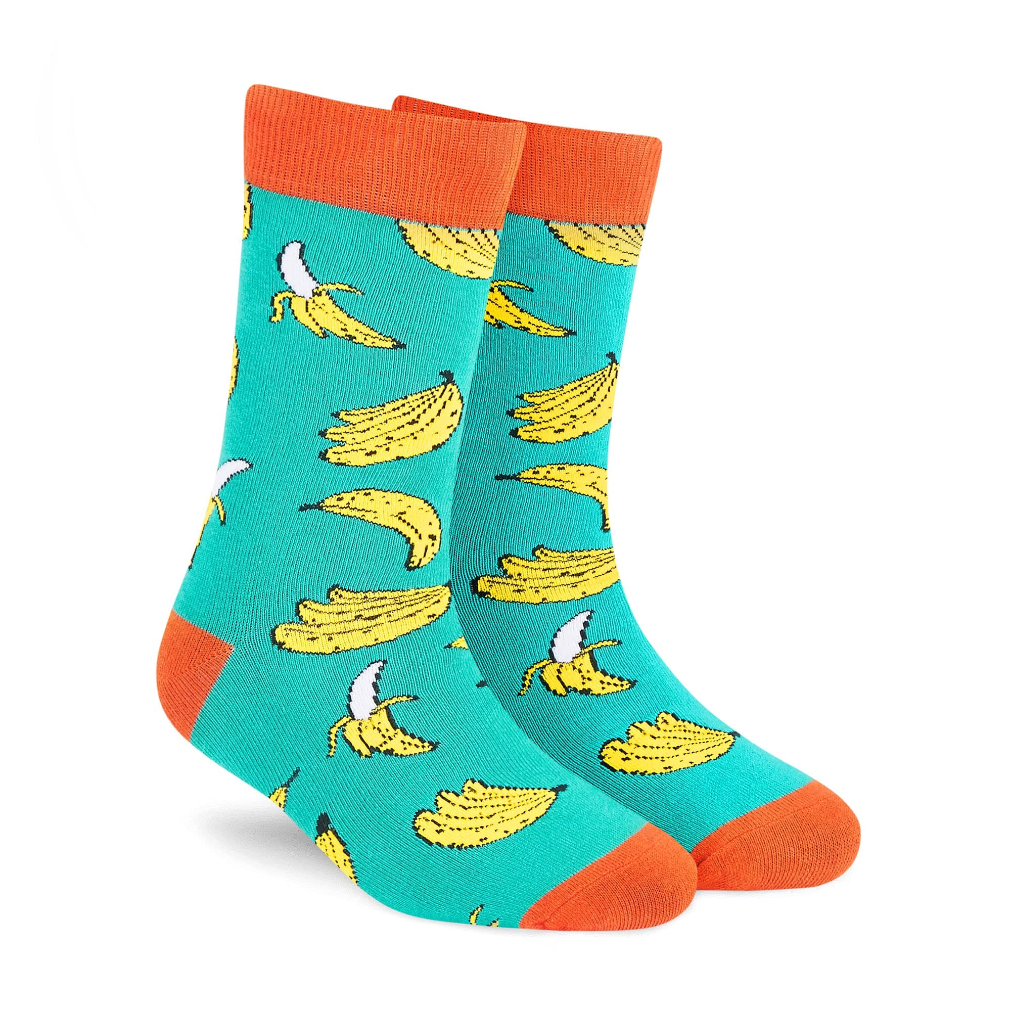 DYNAMOCKS Men's and Women's Combed Cotton Crew Length Socks (Pack of 1, Multicolour, Free Size)