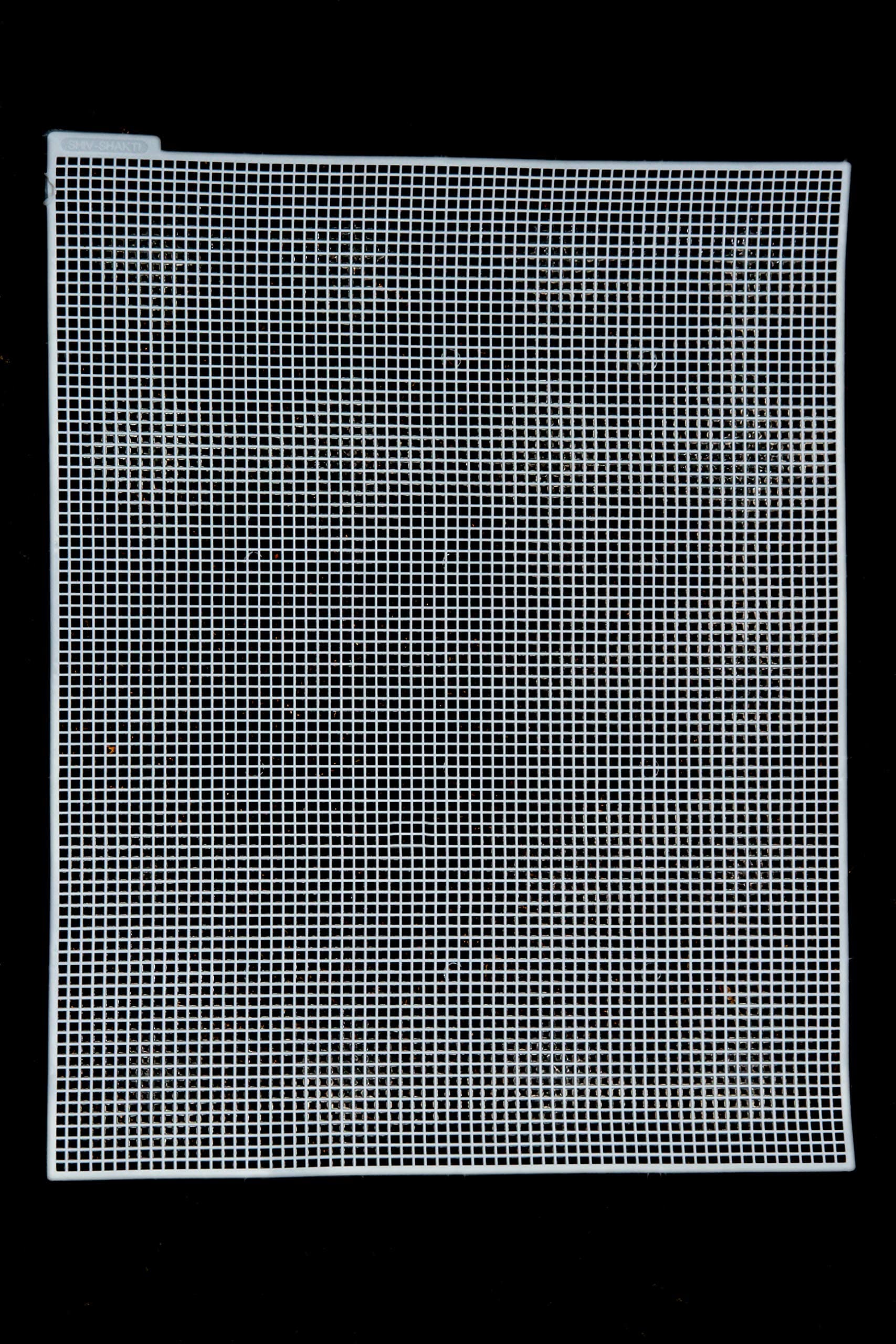 XILLION Cross Stitch Canvas Sheet Pack of 5,10,20 for Sewing | Embroidery | Fish breeding Net Orchid Cone Planter net | Mat for Fridge, Dining Table (32.5x25.5cm)