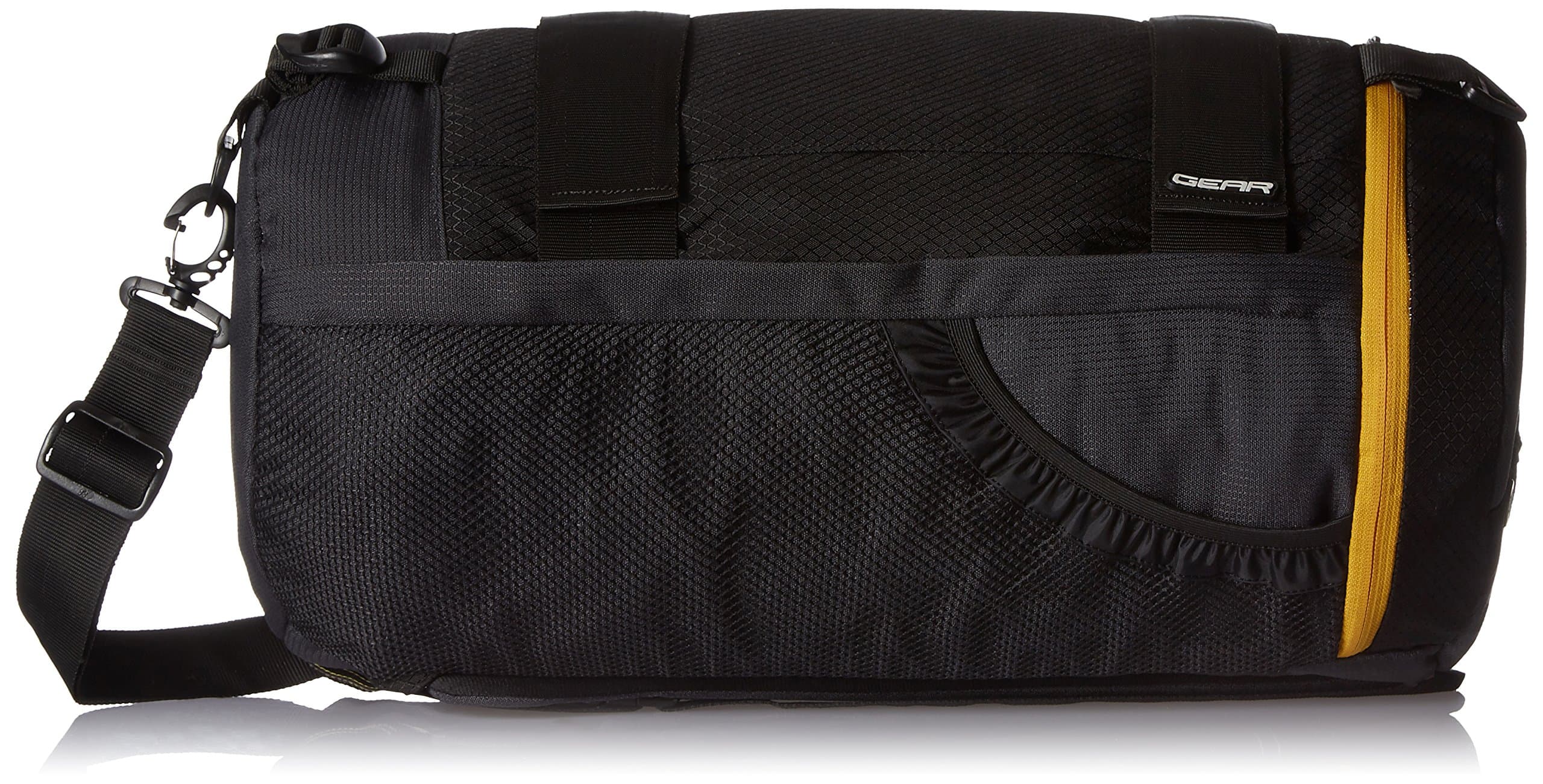 Gear 24 ltr Grey and Yellow Casual Duffel-Backpack (DUFNEWMXS0412)