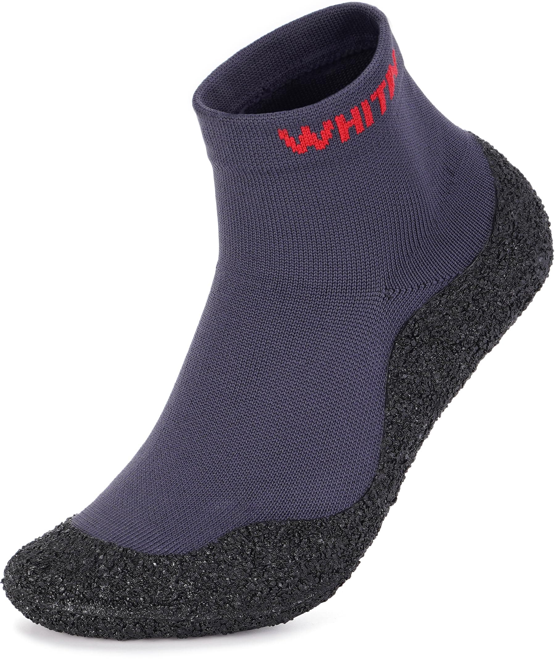 WHITIN Men's Zero Drop Running Shoes + Wide Toe Box, Grey, 8 Wide