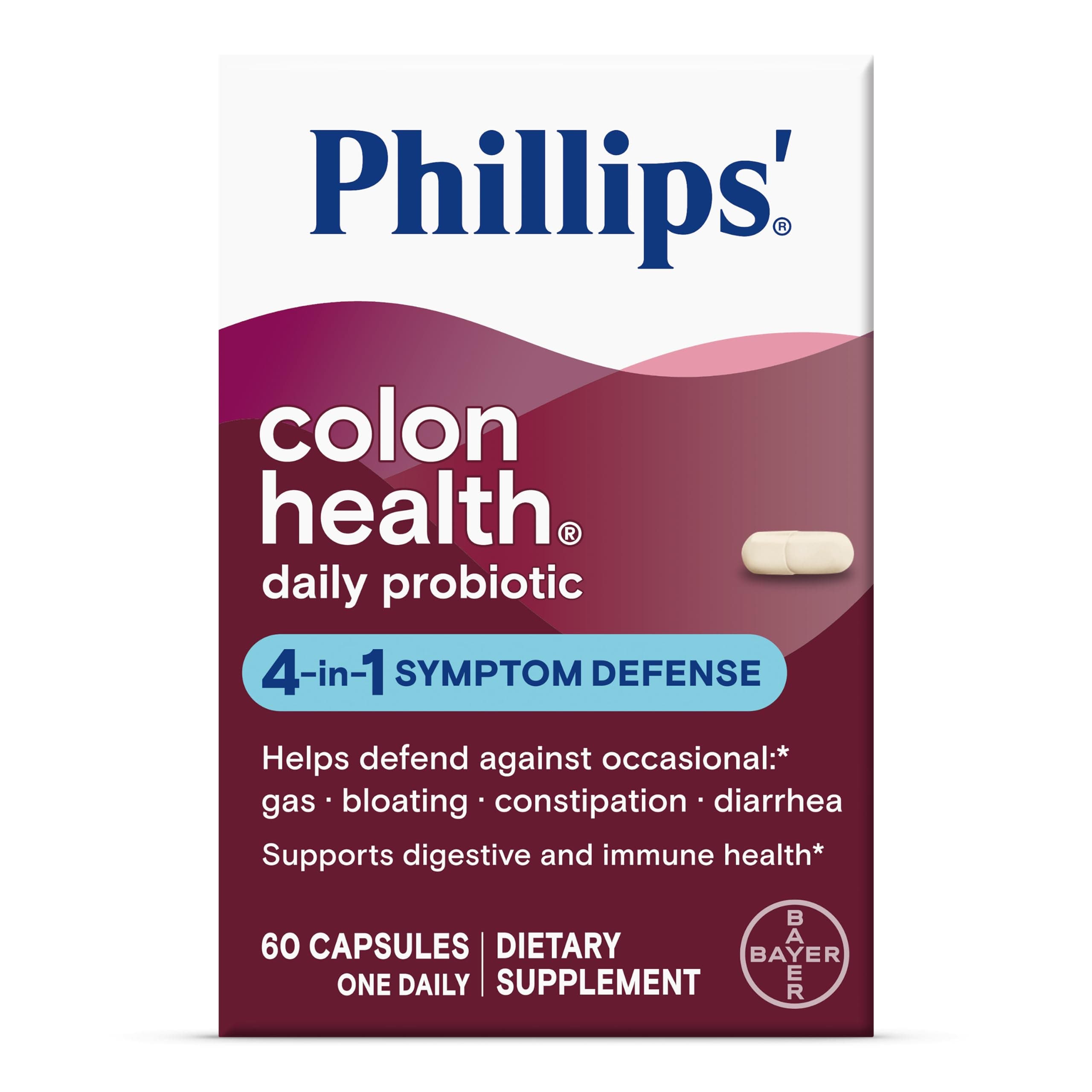 Phillips' Colon Health Probiotic Capsules, 60 Count